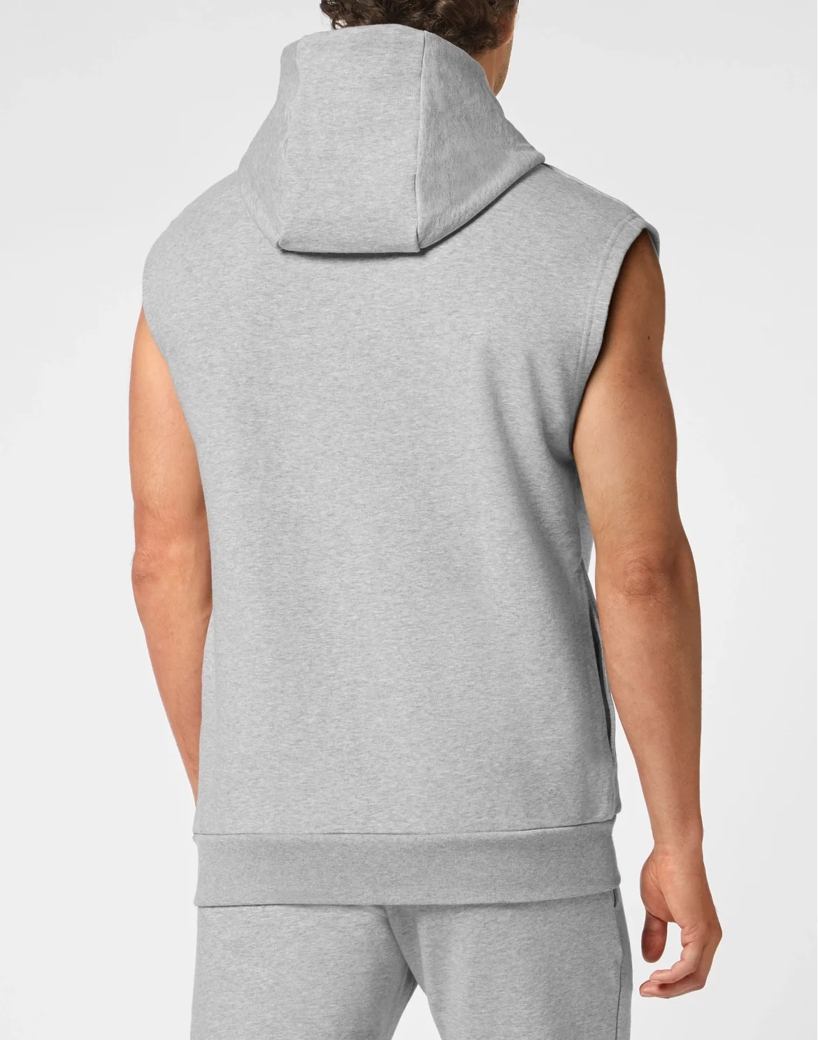 Hoodie Sleeveless Basic, цвет: Серый