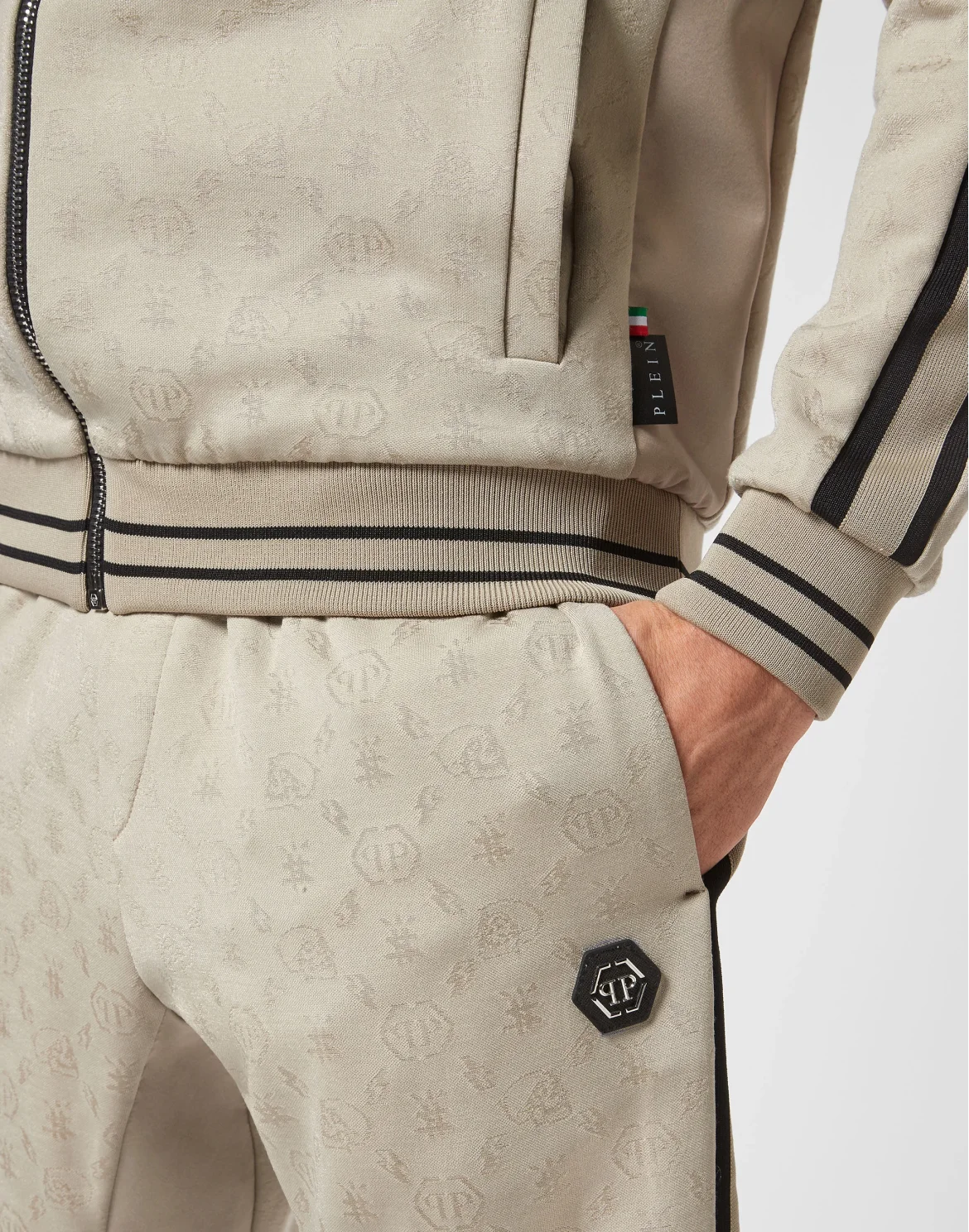 Tracksuit Top/Trousers, цвет: Бежевый