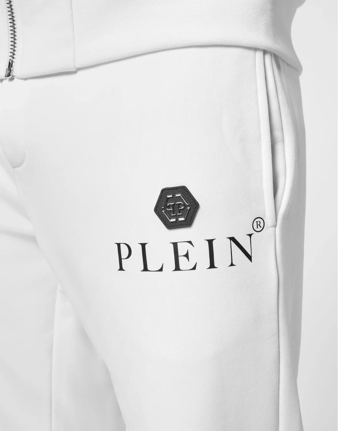 Joggning Tracksuit Top/Trousers Hexagon, цвет: Белый