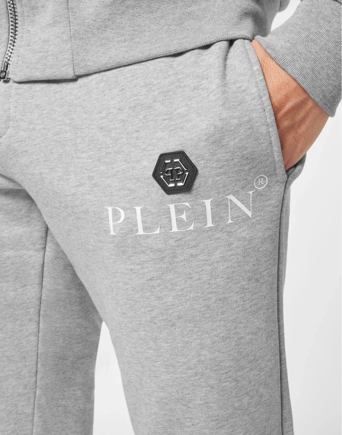Joggning Tracksuit Top/Trousers Hexagon, цвет: Серый