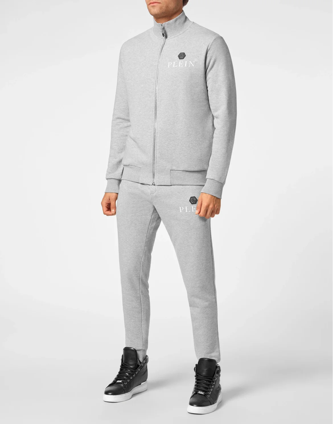 Joggning Tracksuit Top/Trousers Hexagon, цвет: Серый