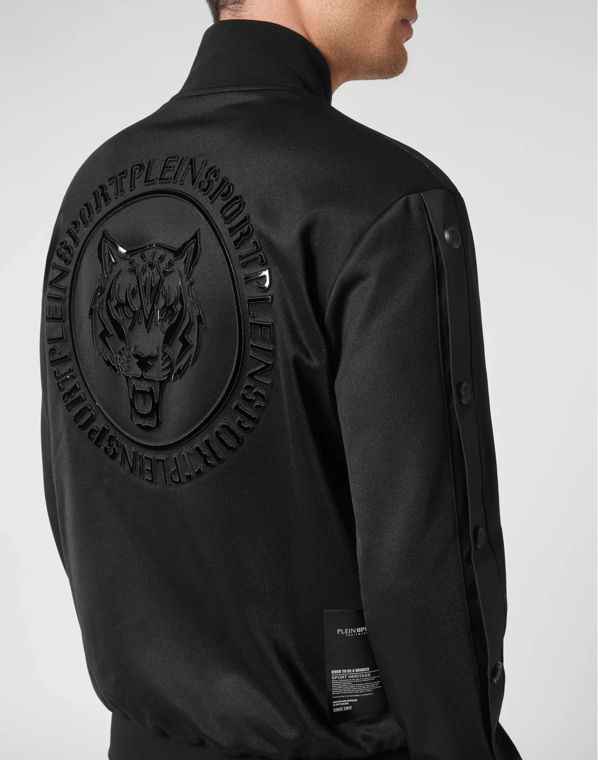 Tracksuit: Zip-up Jacket + jogging pants Tiger, цвет: Черный