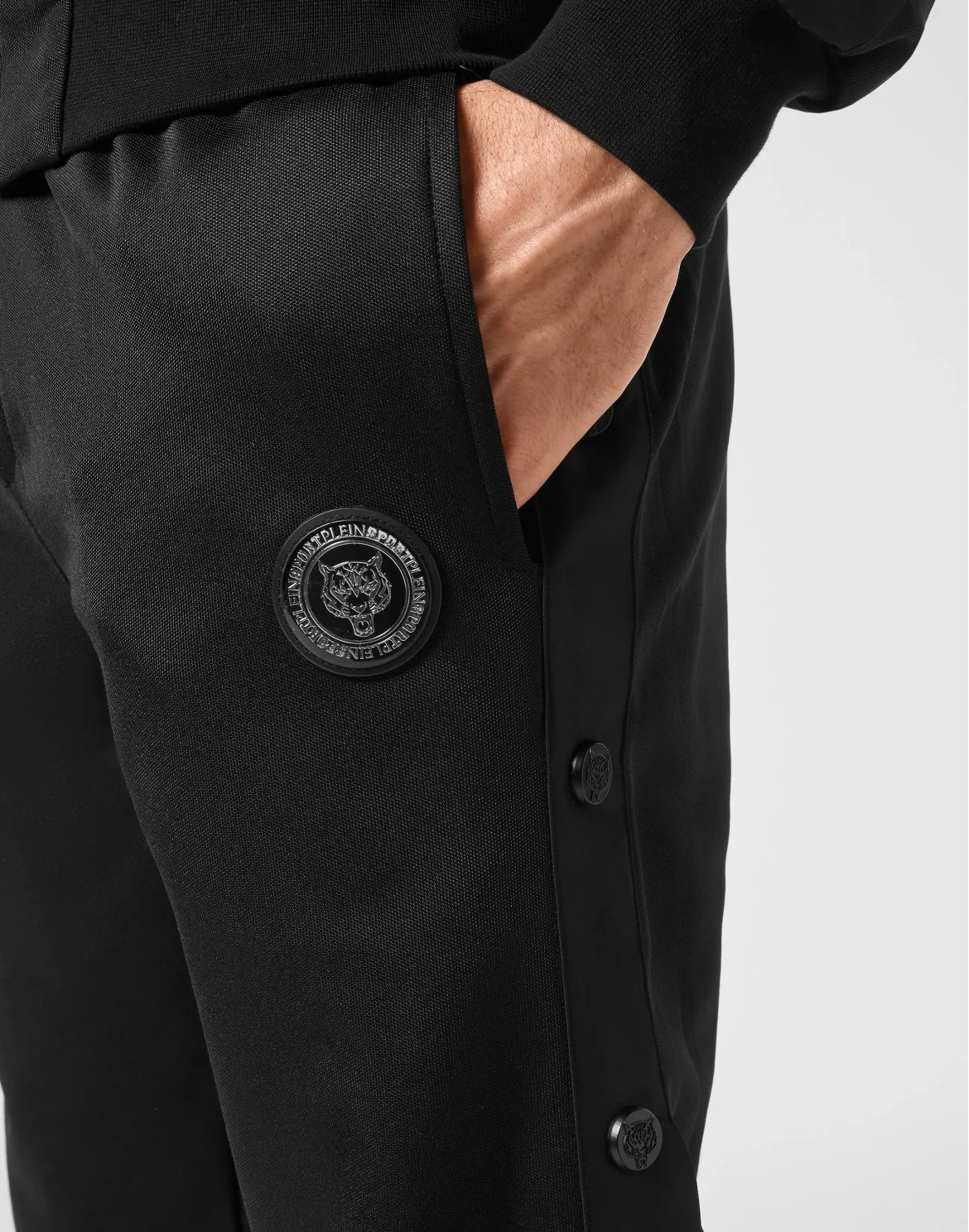 Tracksuit: Zip-up Jacket + jogging pants Tiger, цвет: Черный