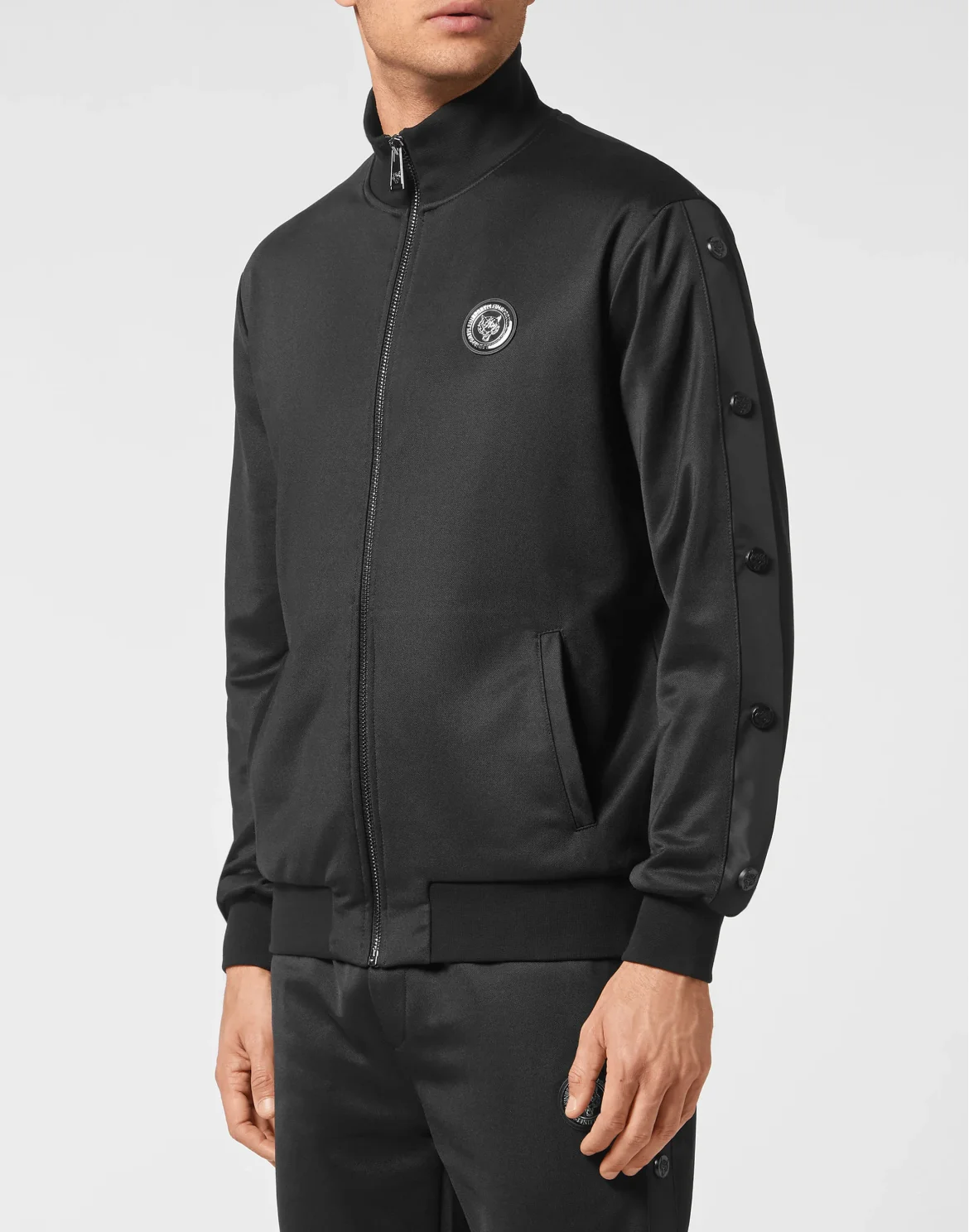 Tracksuit: Zip-up Jacket + jogging pants Tiger, цвет: Черный
