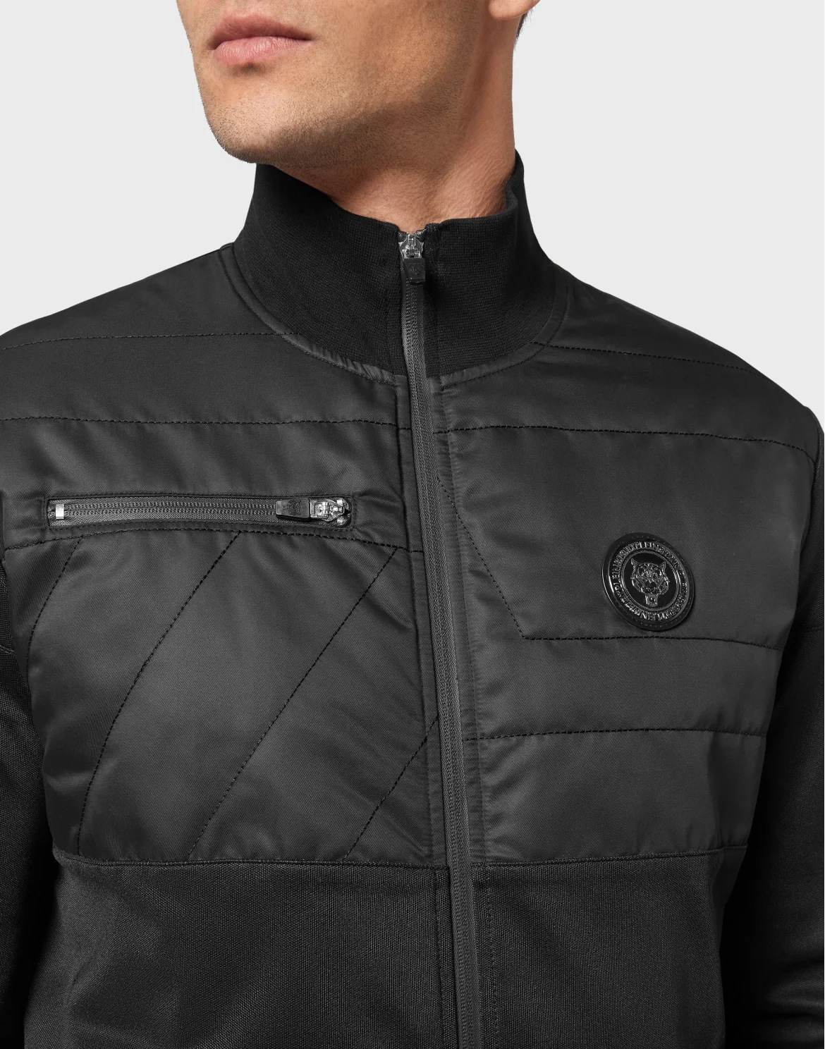 Tracksuit: Zip-up Jacket + jogging pants Tiger, цвет: Черный