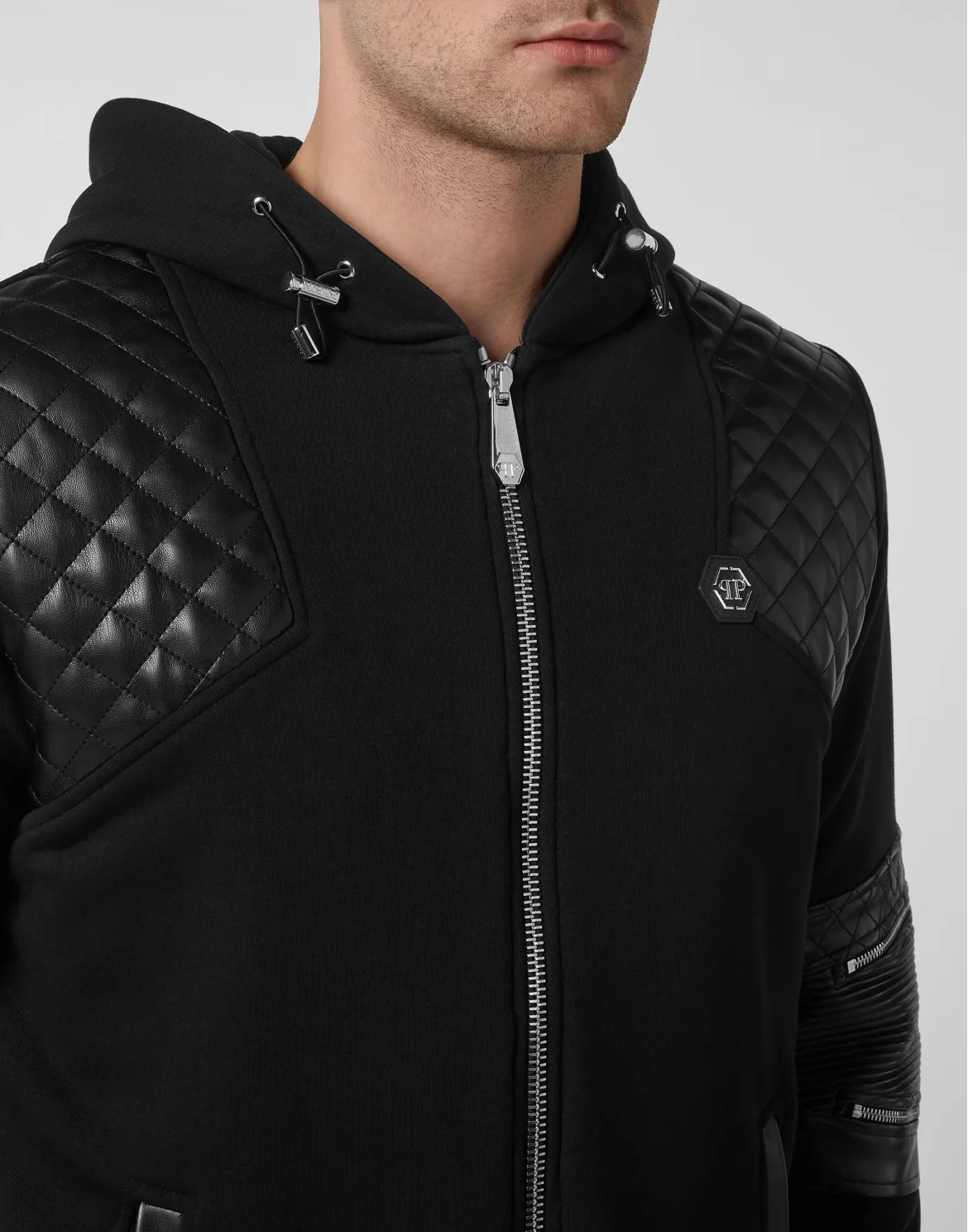 Jogging tracksuit:Hoodie/Trousers, цвет: Черный