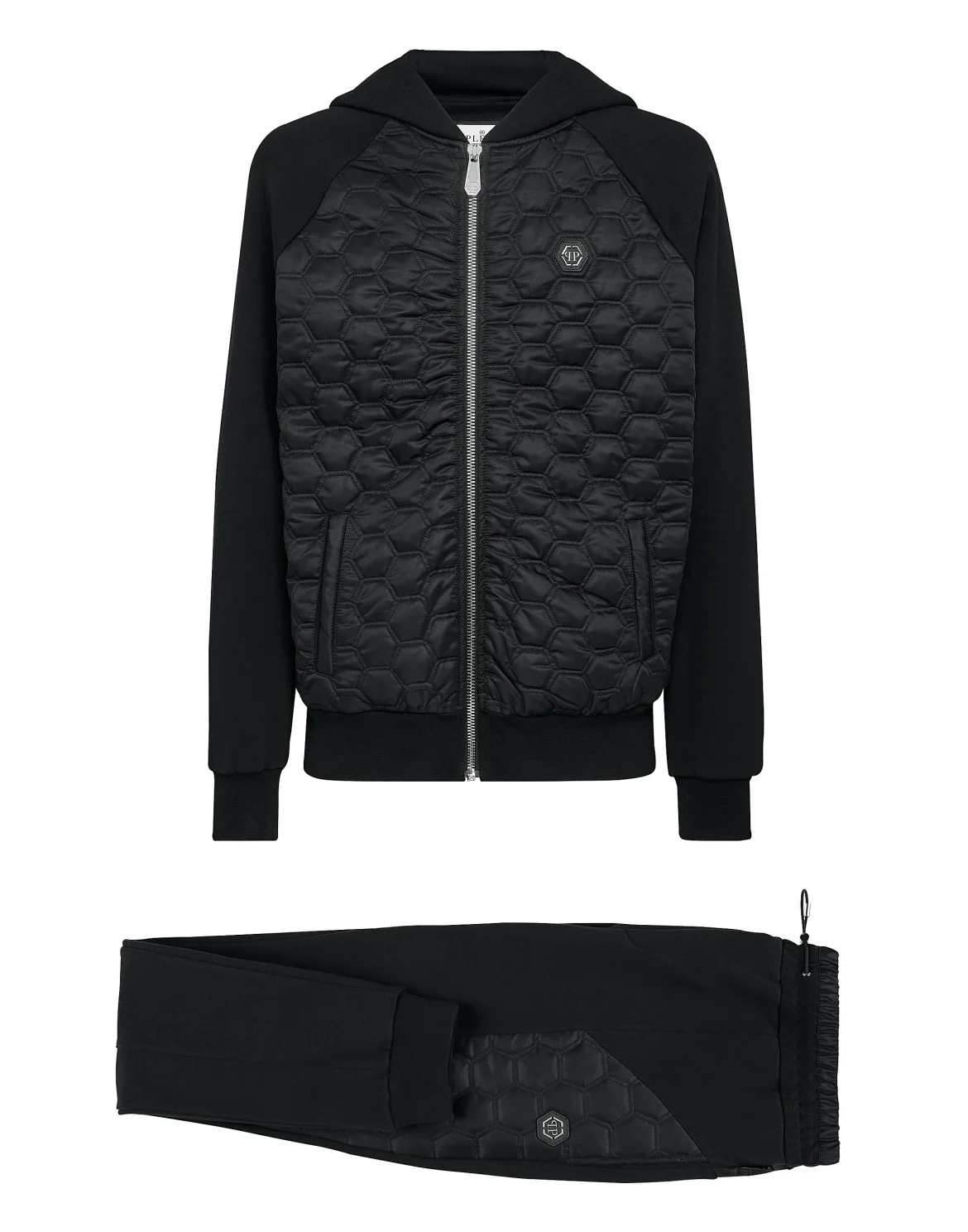 Jogging tracksuit:Hoodie/Trousers, цвет: Черный