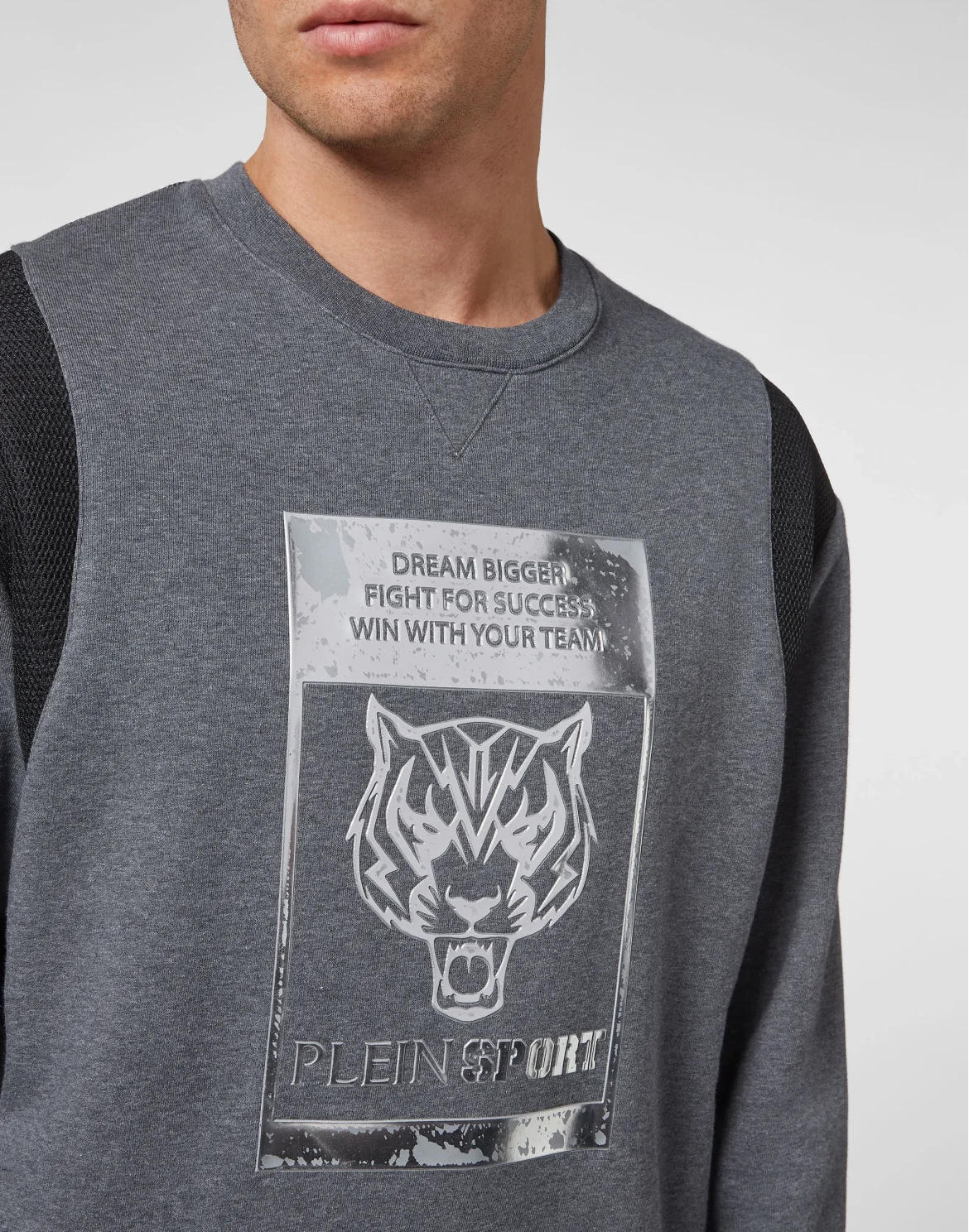 Sweatshirt Longsleeve Tiger, цвет: Серый