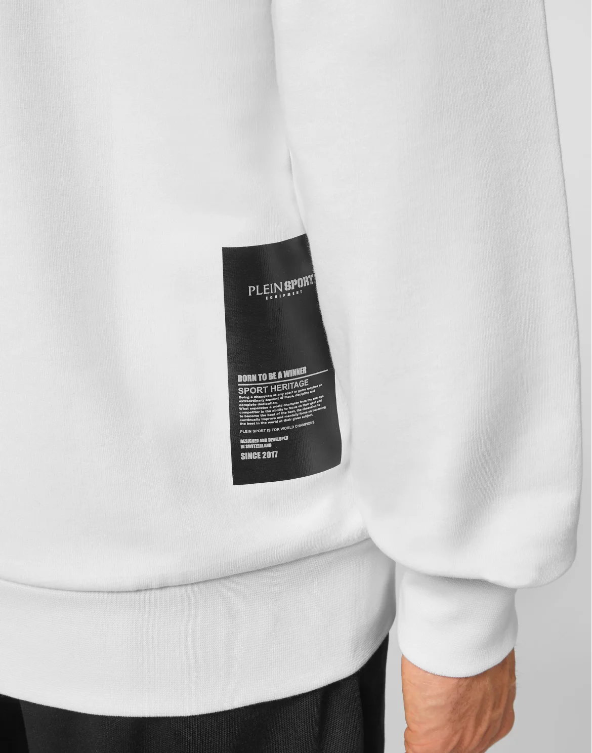 Longsleeve Sweatshirt Tiger, цвет: Белый