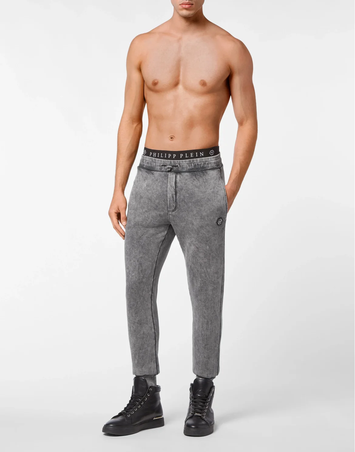 Jogging Trousers Bleached, цвет: Черный