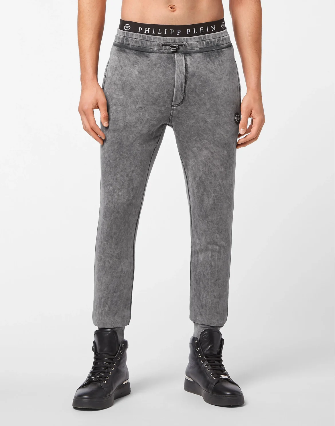 Jogging Trousers Bleached, цвет: Черный