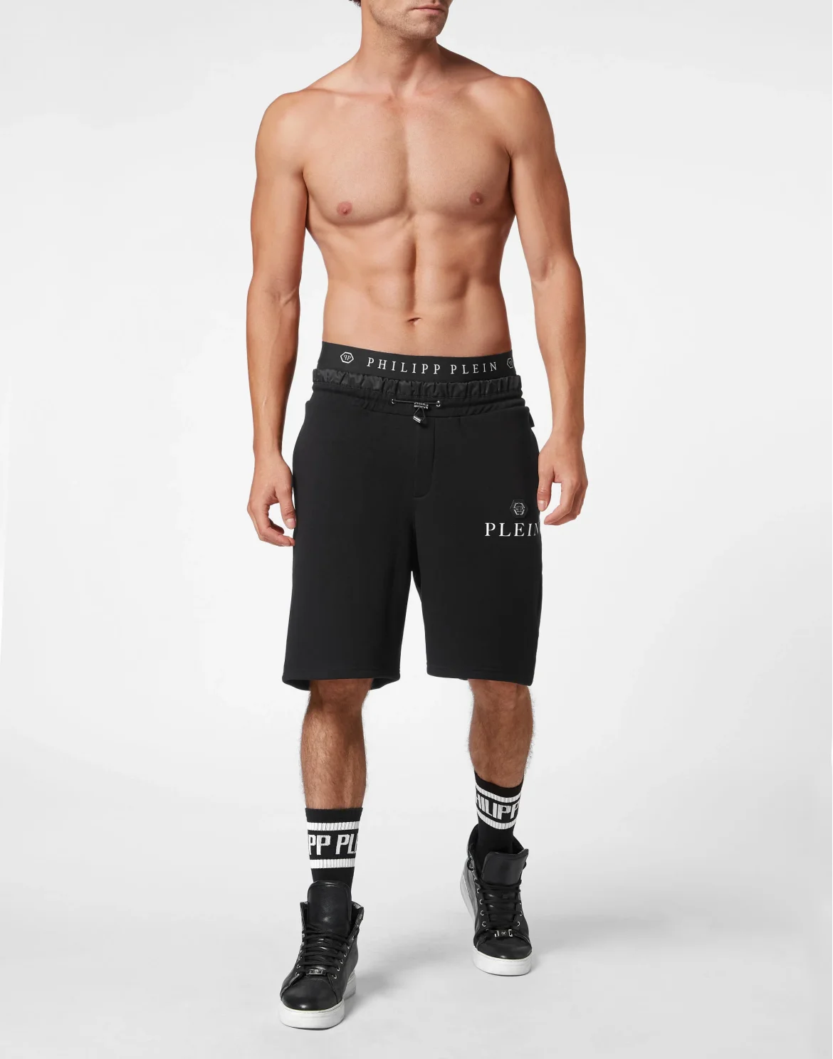 Jogging Shorts Hexagon, цвет: Черный