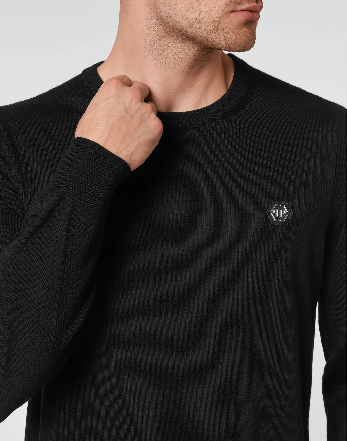 Pullover Round Neck LS, цвет: Черный