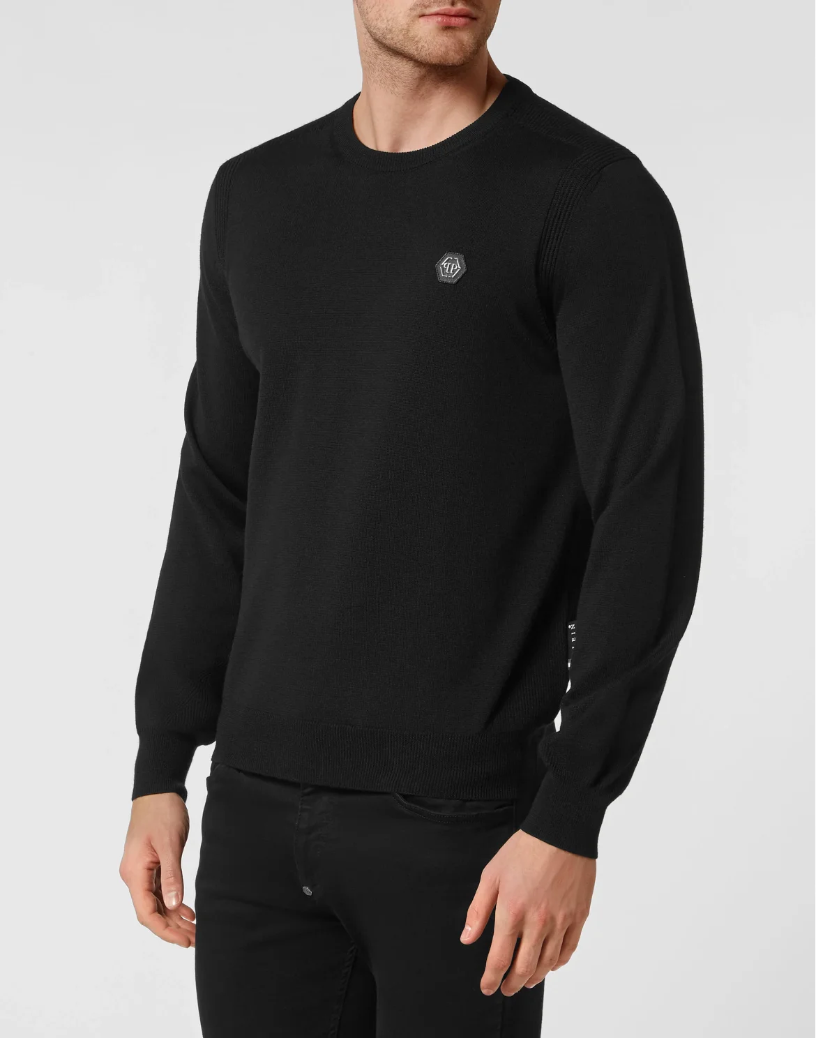 Pullover Round Neck LS, цвет: Черный