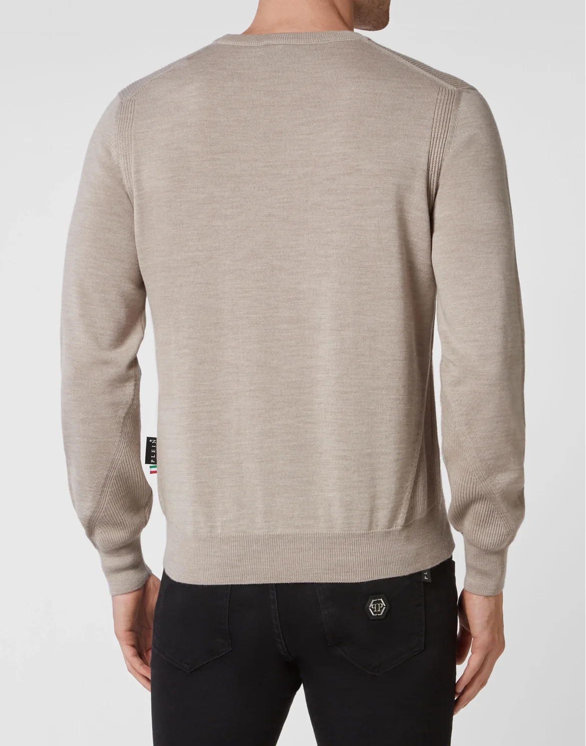 Pullover Round Neck LS, цвет: Бежевый