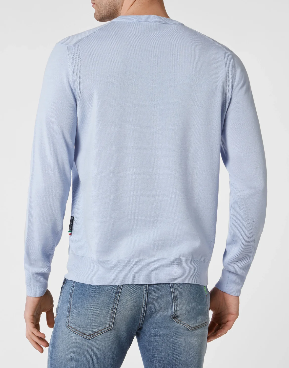 Pullover Round Neck LS, цвет: Голубой