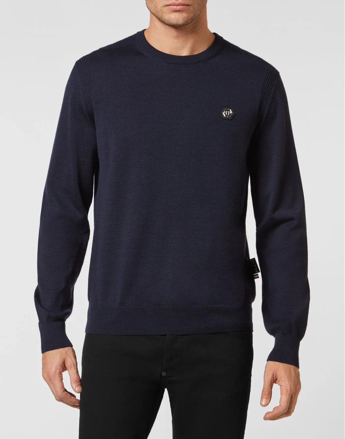 Pullover Round Neck LS, цвет: Синий