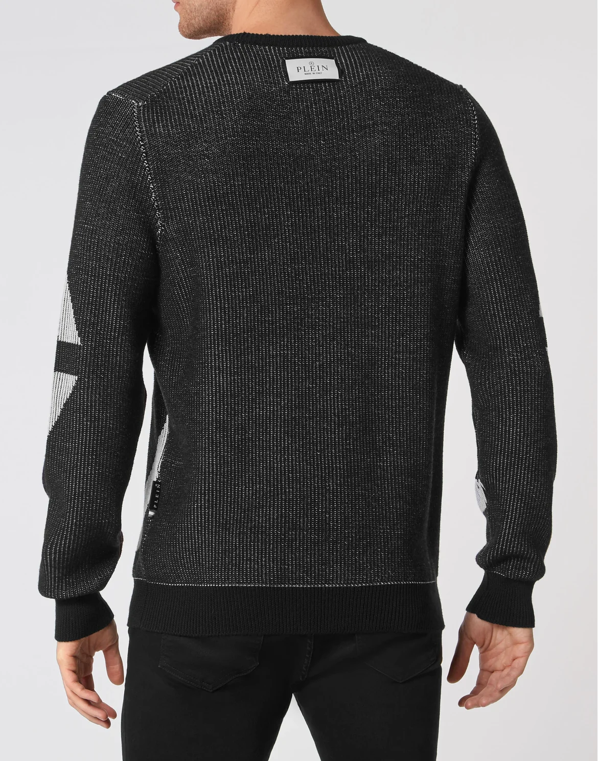 Pullover Round Neck LS OVERSIZE FIT, цвет: Черный