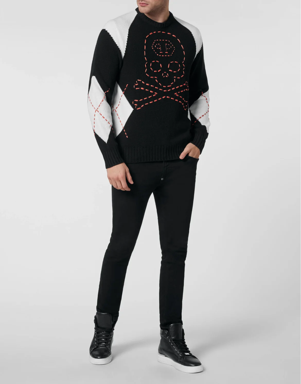 Pullover Round Neck LS, цвет: Черный