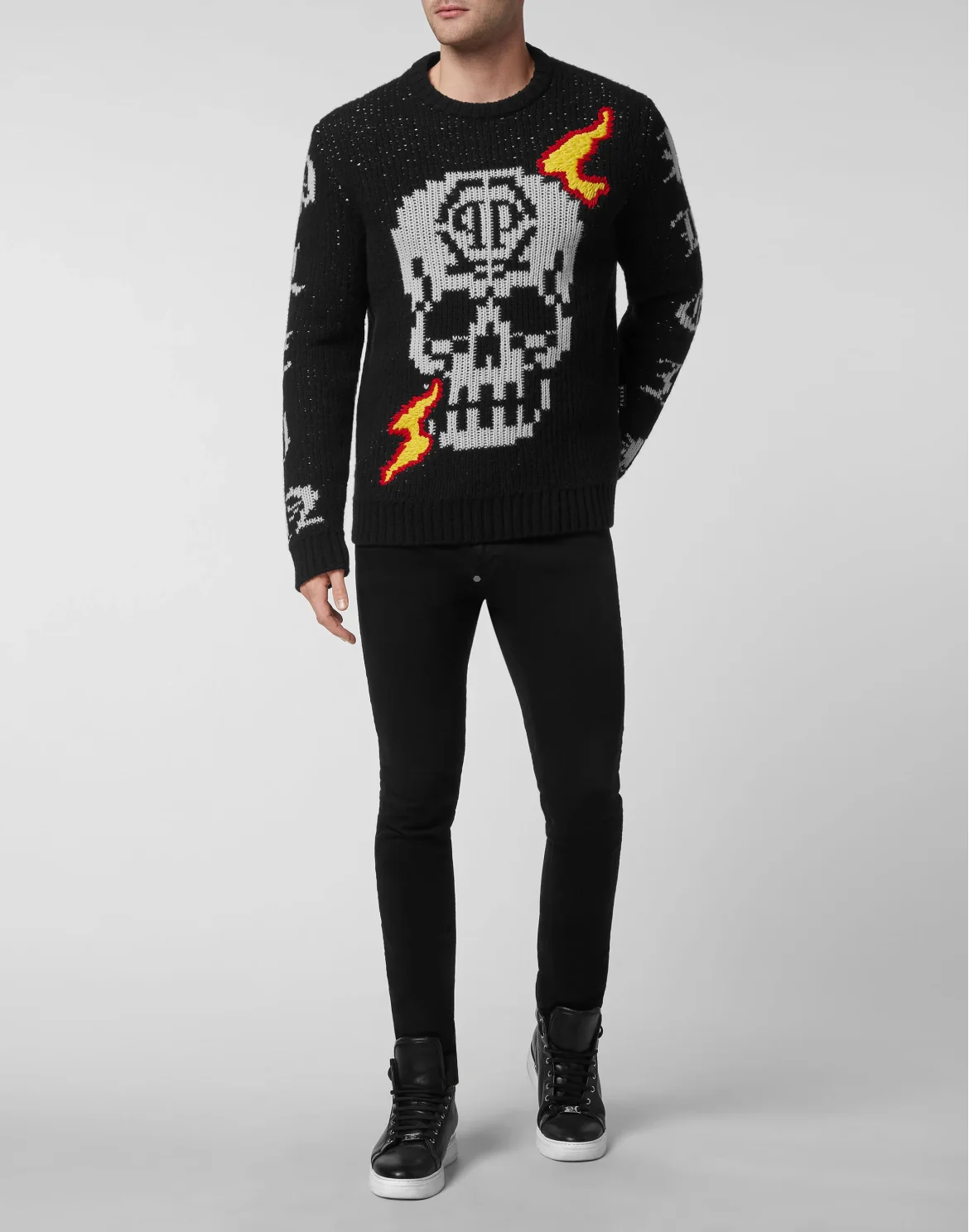 Pullover Round Neck LS, цвет: Черный
