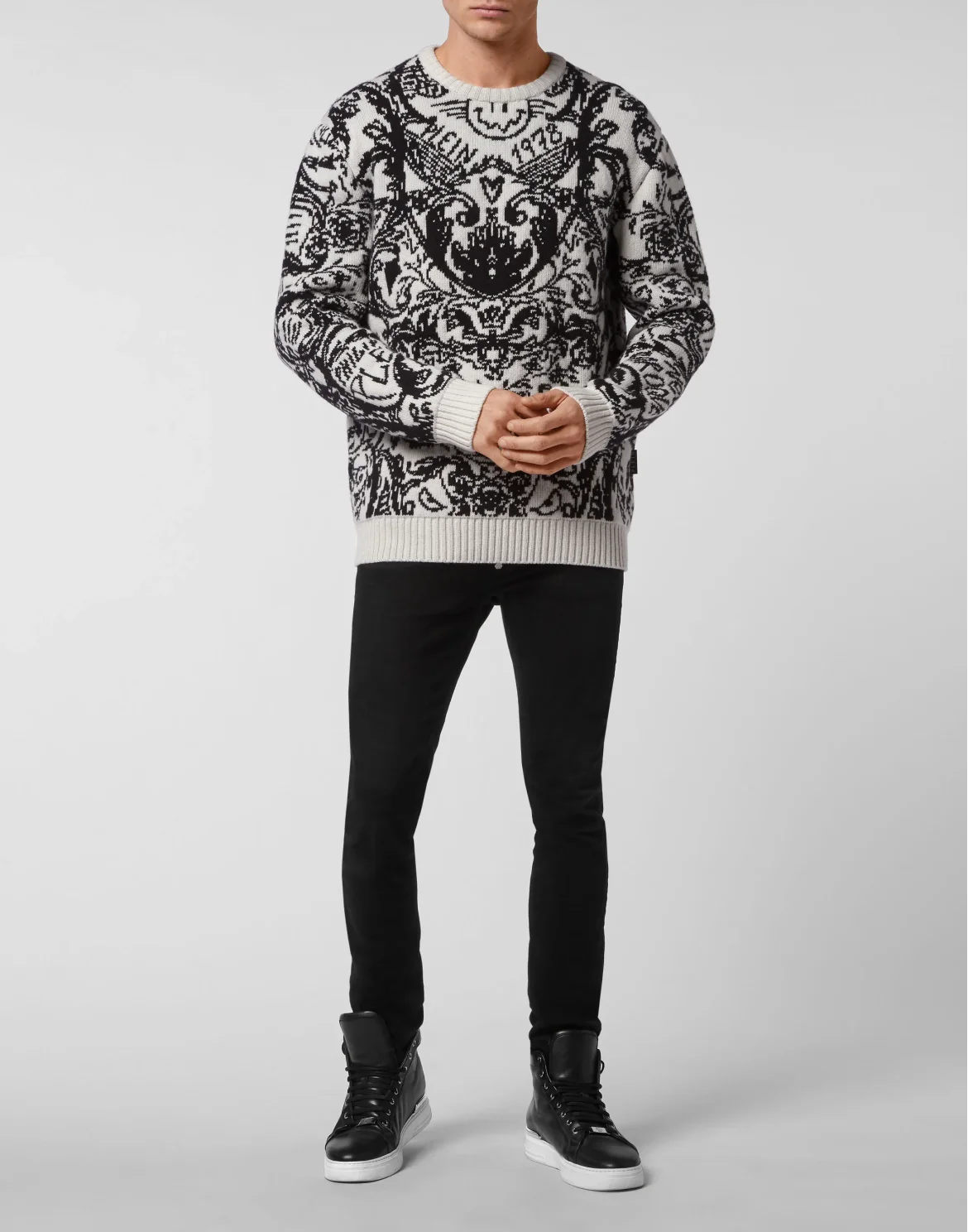Pullover Round Neck LS, цвет: Белый