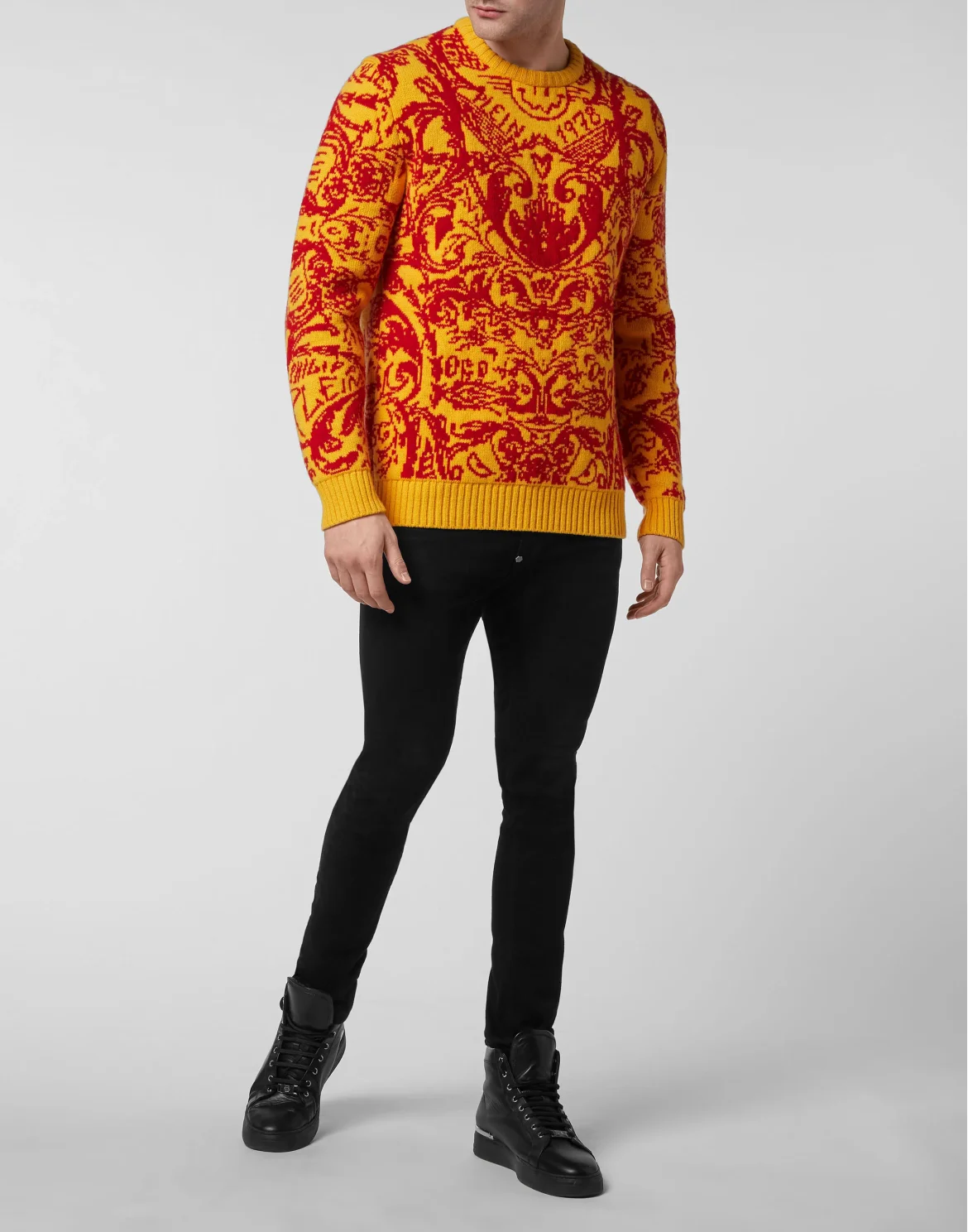 Pullover Round Neck LS, цвет: Желтый