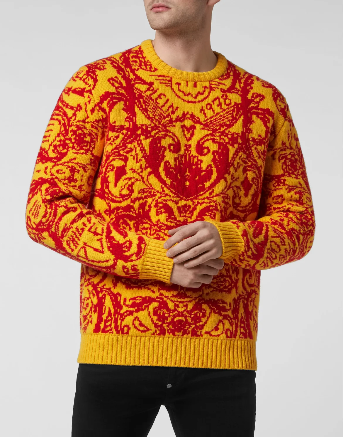 Pullover Round Neck LS, цвет: Желтый