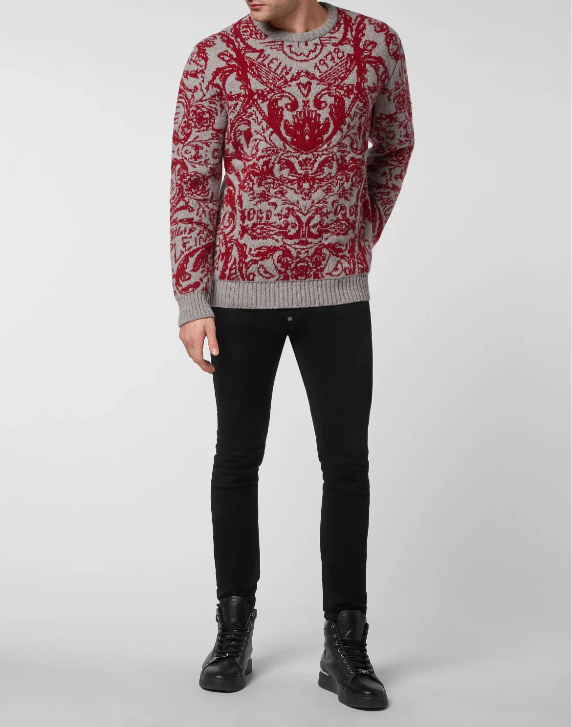 Pullover Round Neck LS, цвет: Серый