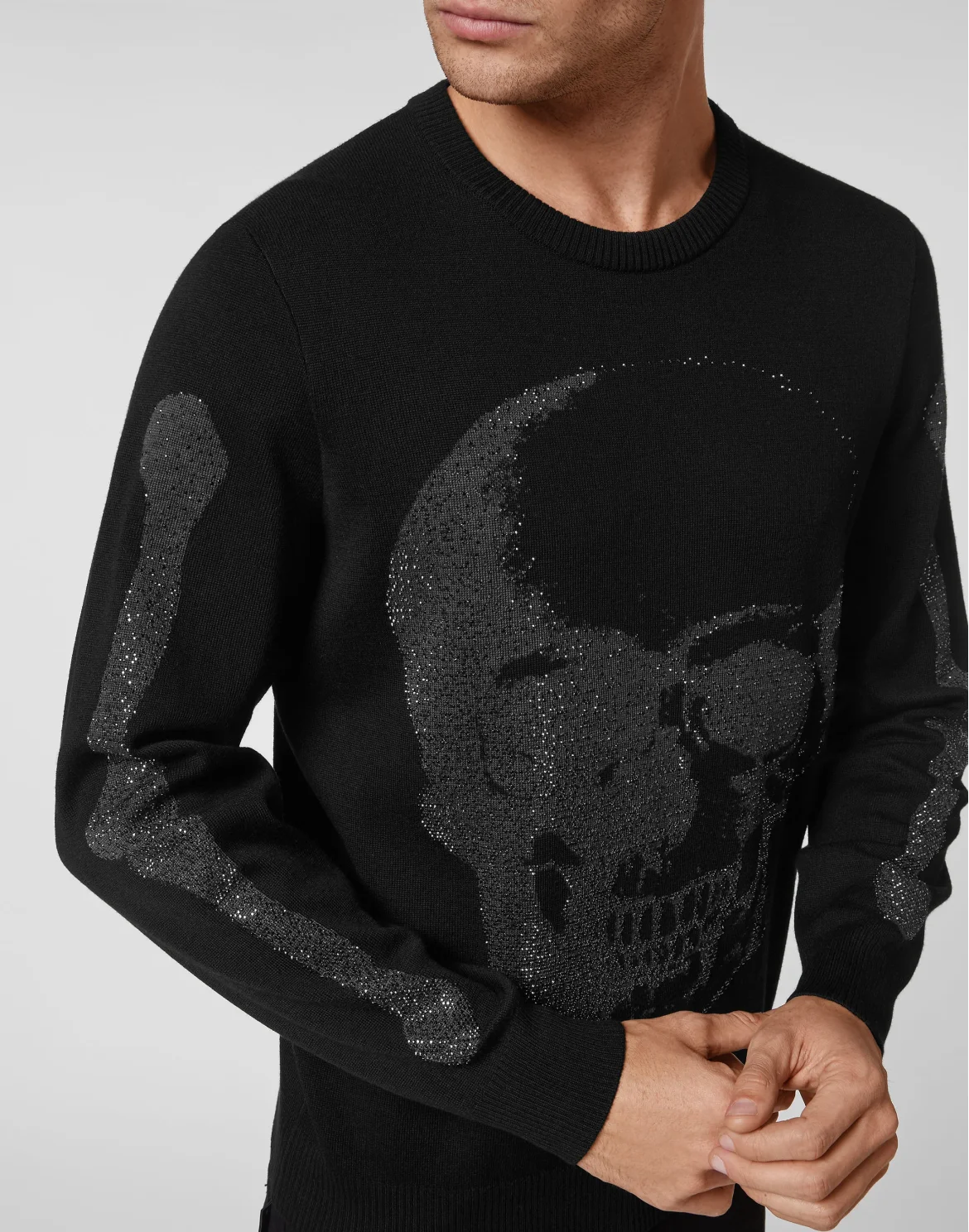 Pullover Round Neck LS, цвет: Черный