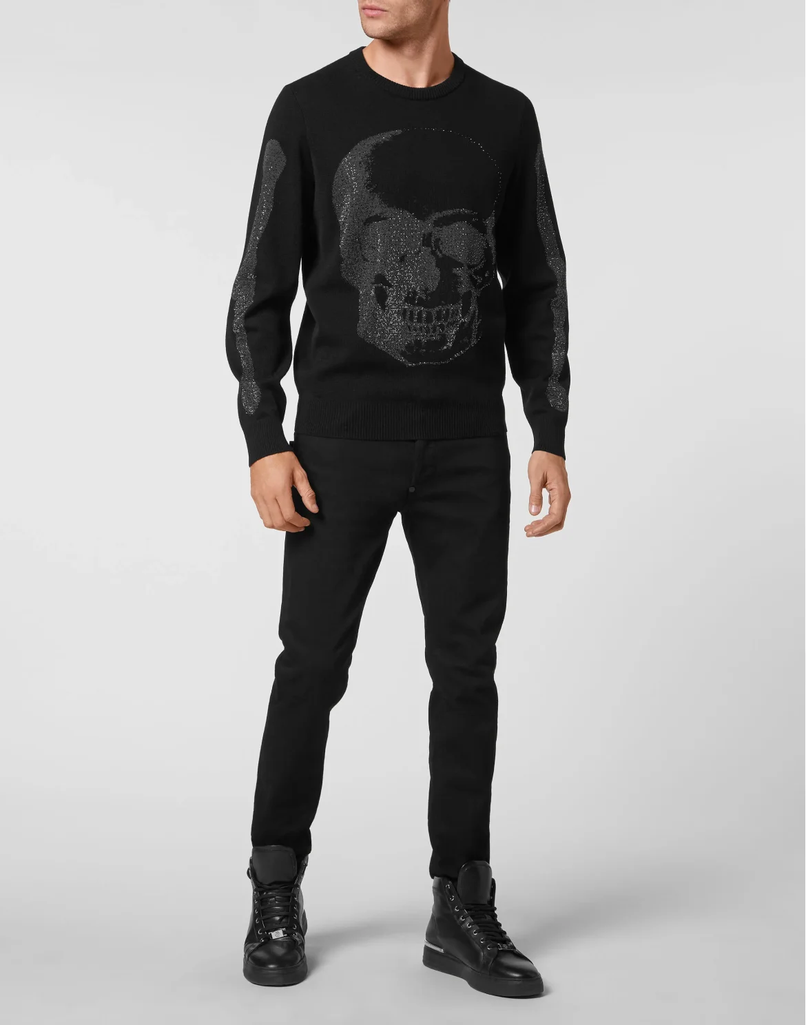 Pullover Round Neck LS, цвет: Черный