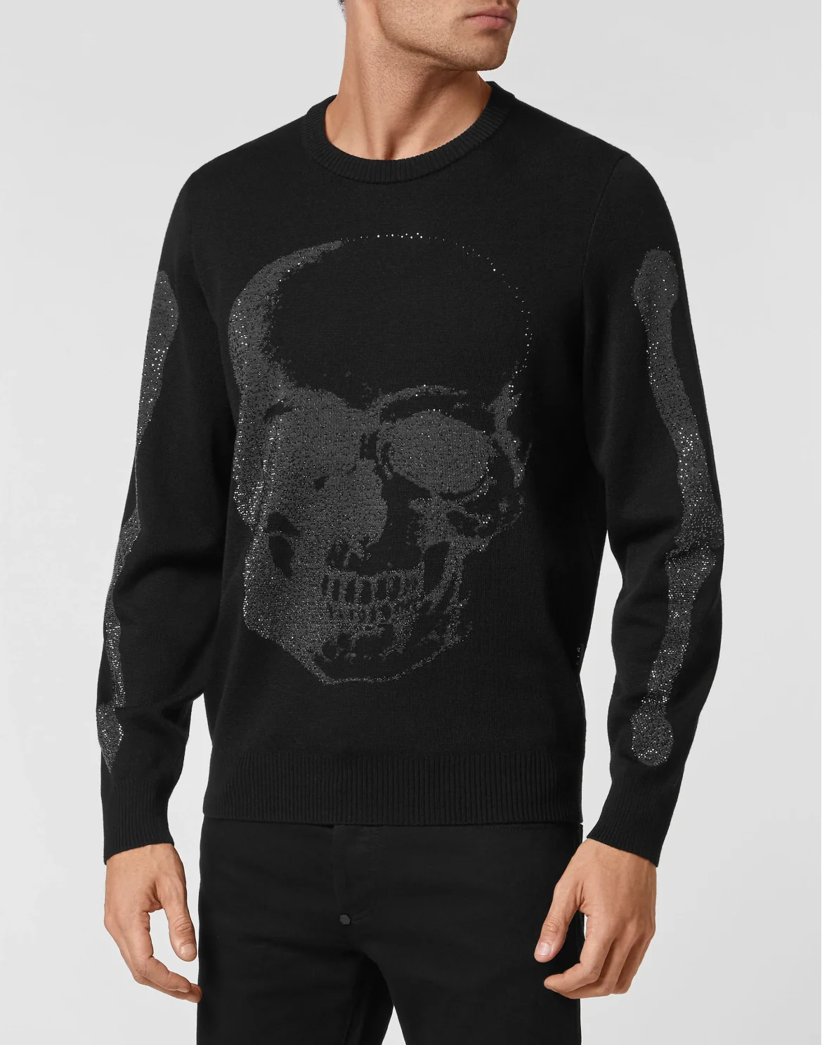 Pullover Round Neck LS, цвет: Черный