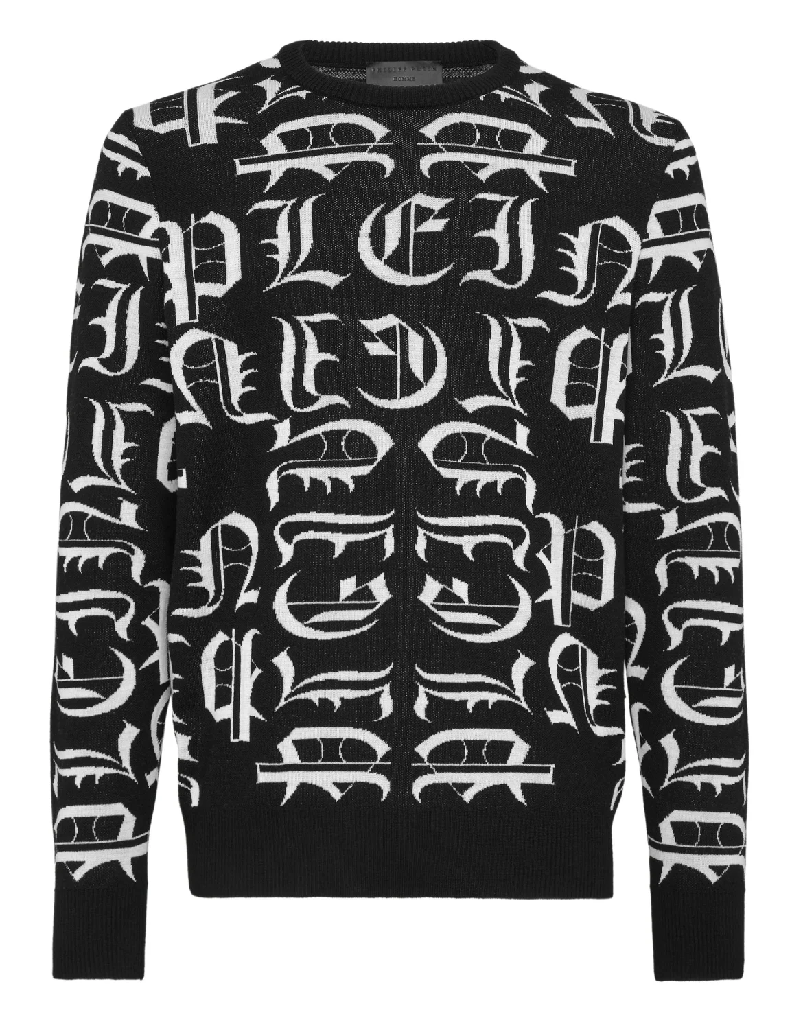 Pullover Round Neck LS Gothic Plein, цвет: Черный
