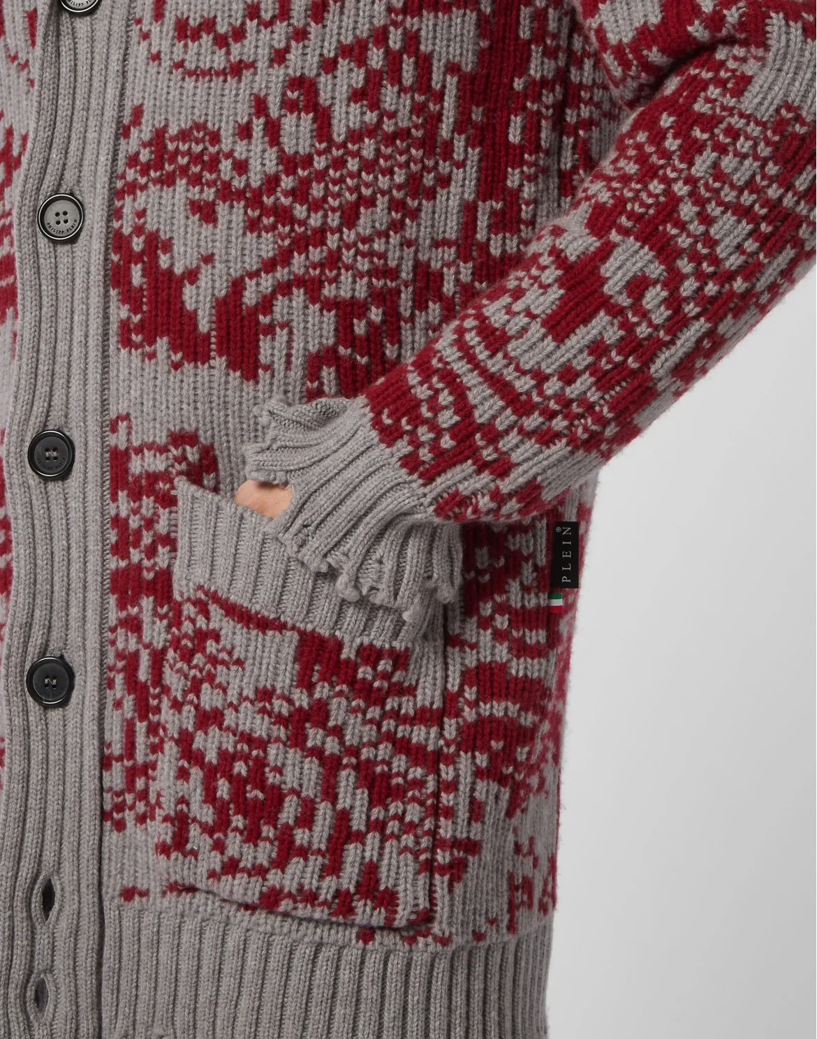 Cardigan Long, цвет: Серый