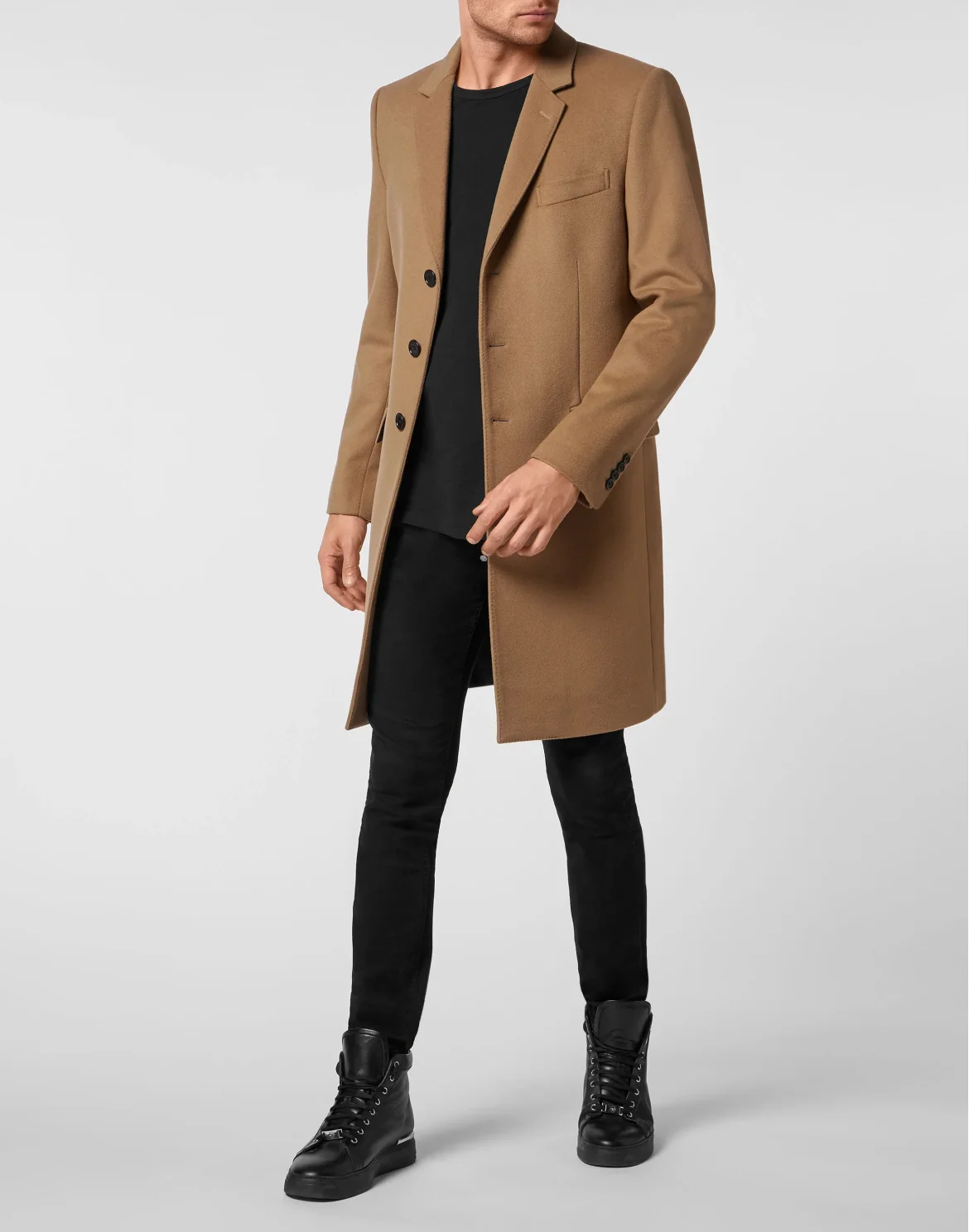 CASHMERE LONG COAT, цвет: Бежевый