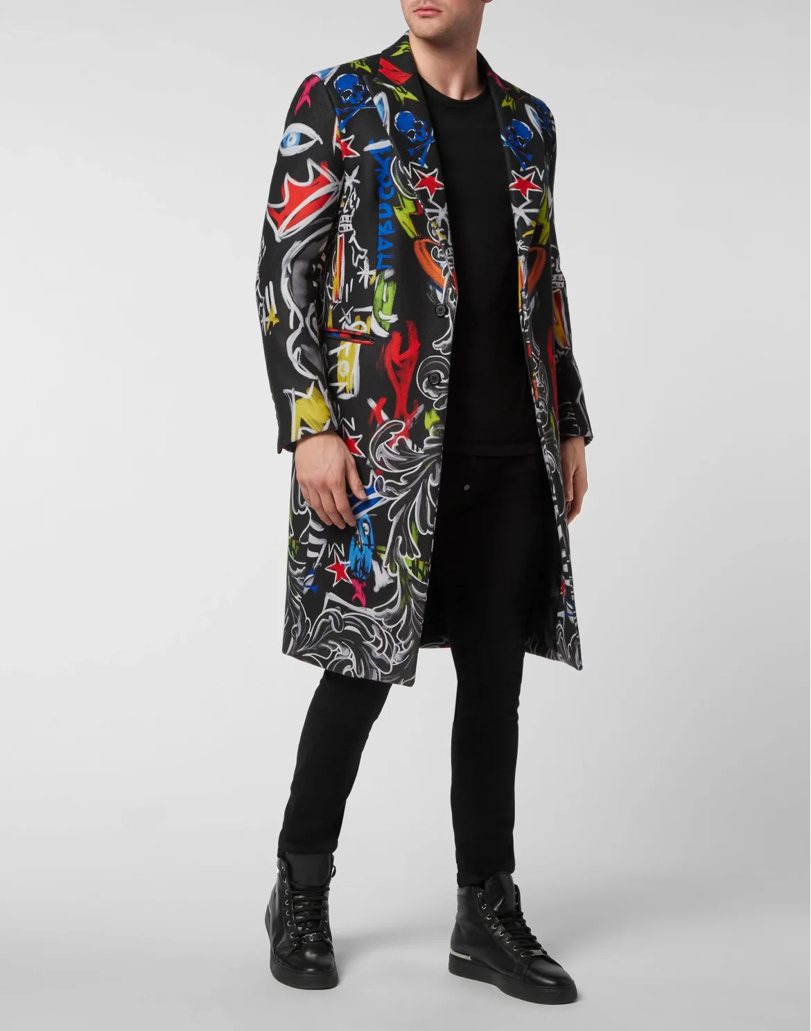 Agnelli Long Coat, цвет: Серый