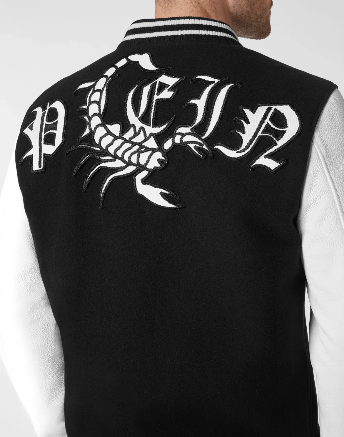 Jacket Deer Leather Sleeves, цвет: Черный