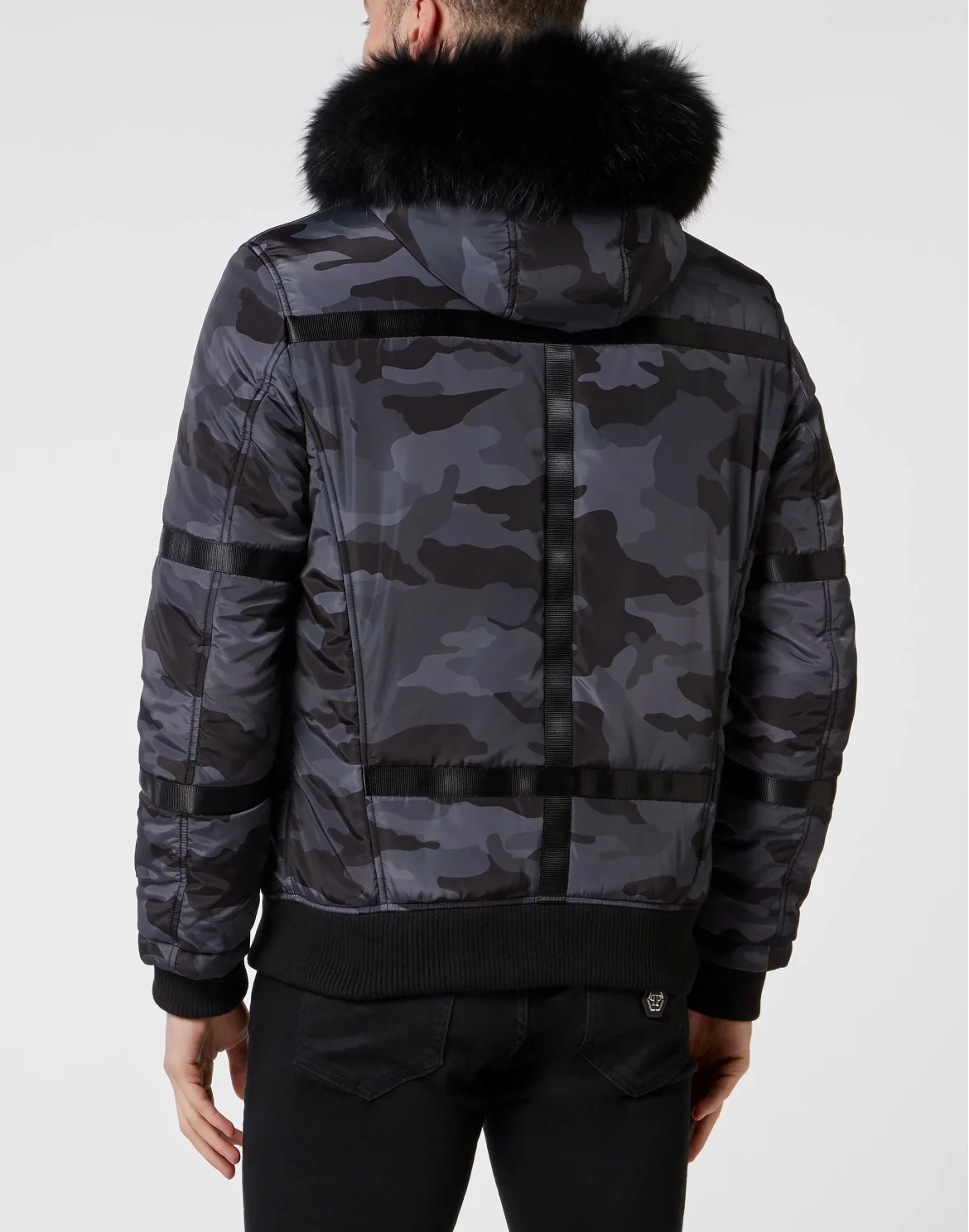 Nylon Down Jacket, цвет: Черный