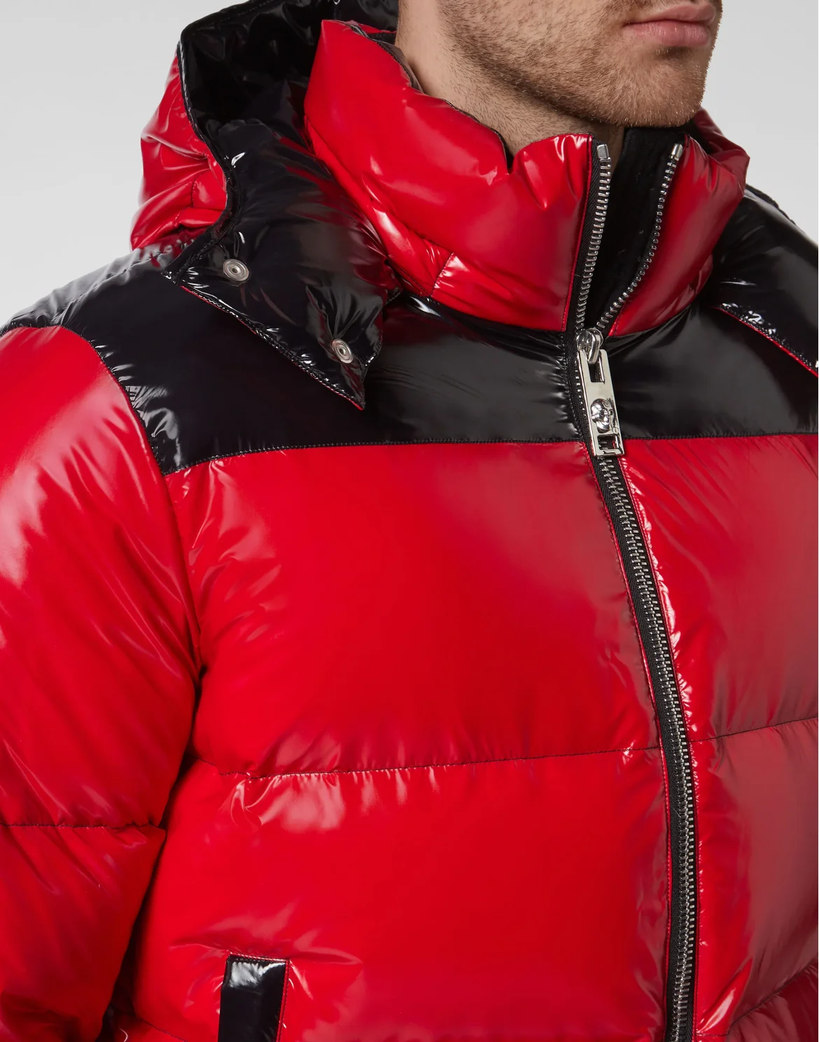 Down Jacket Gothic Plein, цвет: Красный
