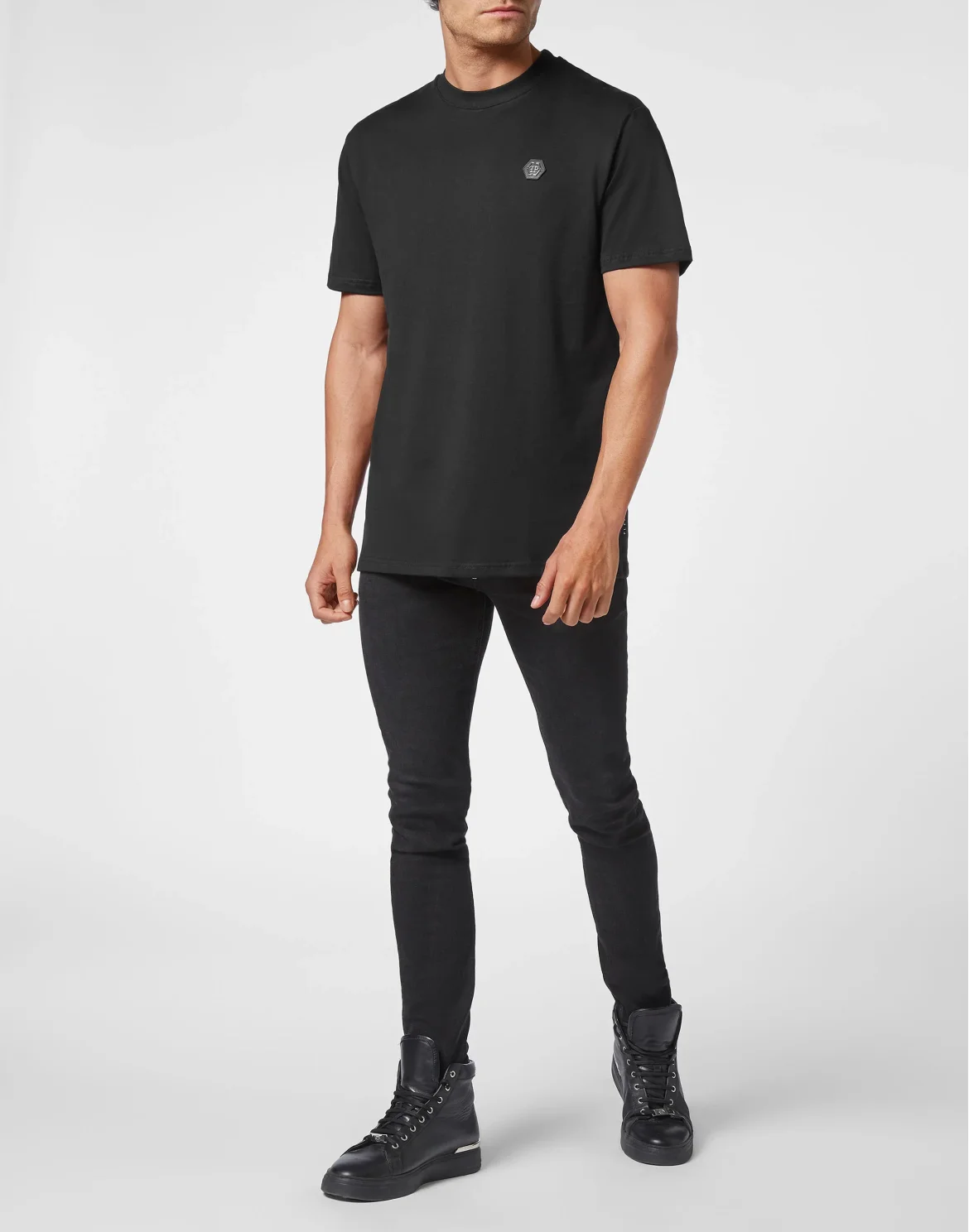 T-shirt Round Neck SS Basic, цвет: Черный