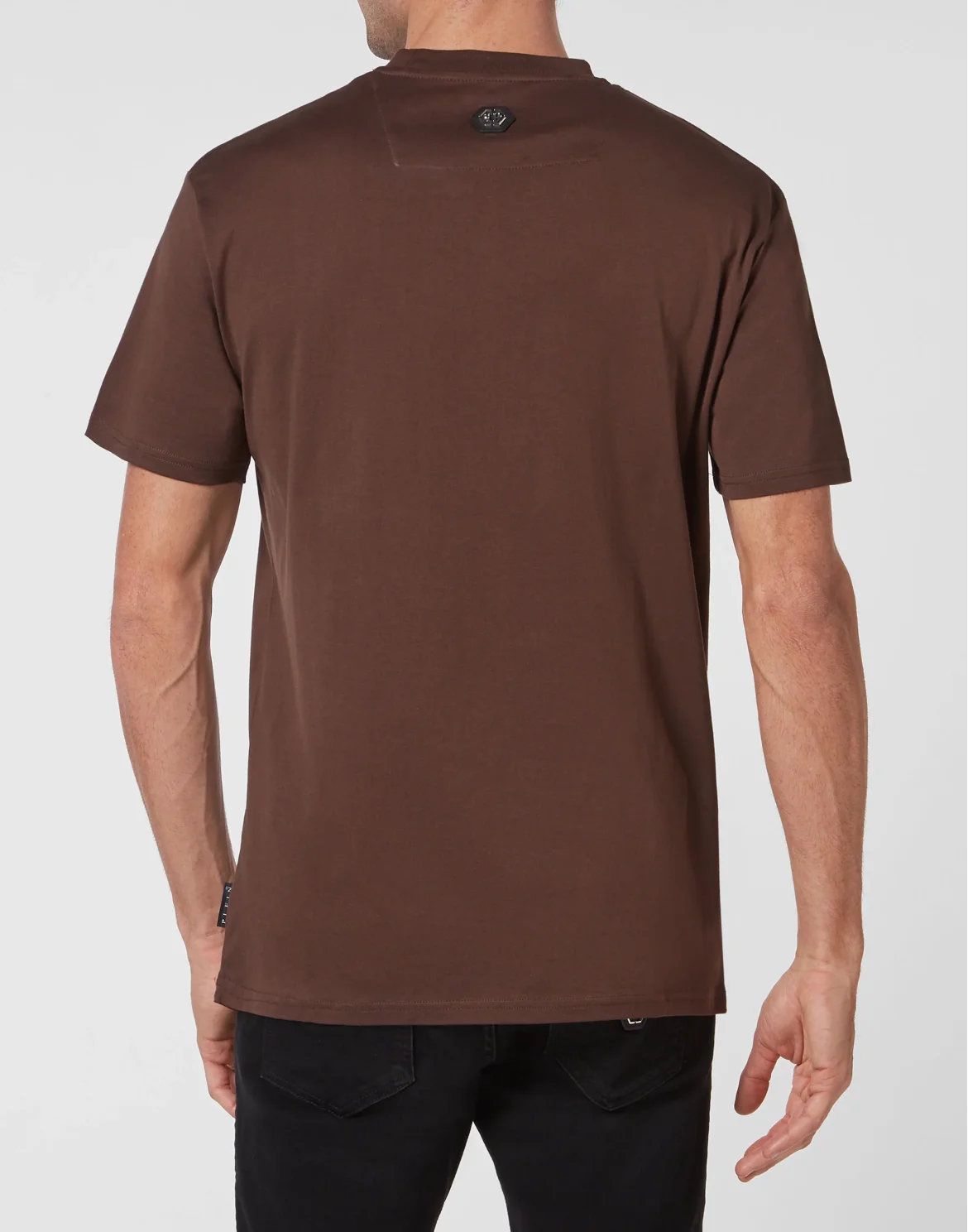 T-shirt Round Neck SS Philipp Plein TM, цвет: Коричневый