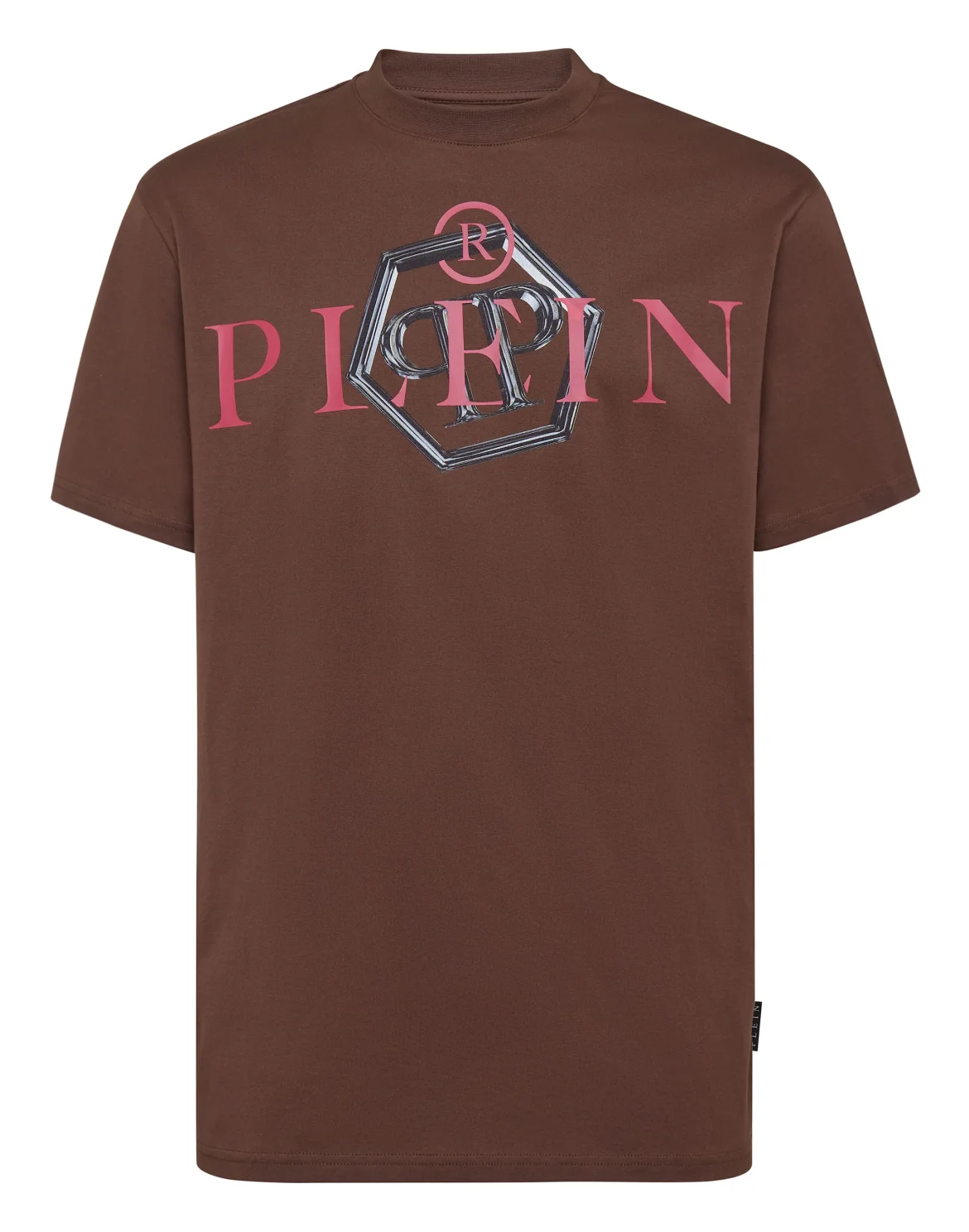 T-shirt Round Neck SS Philipp Plein TM, цвет: Коричневый