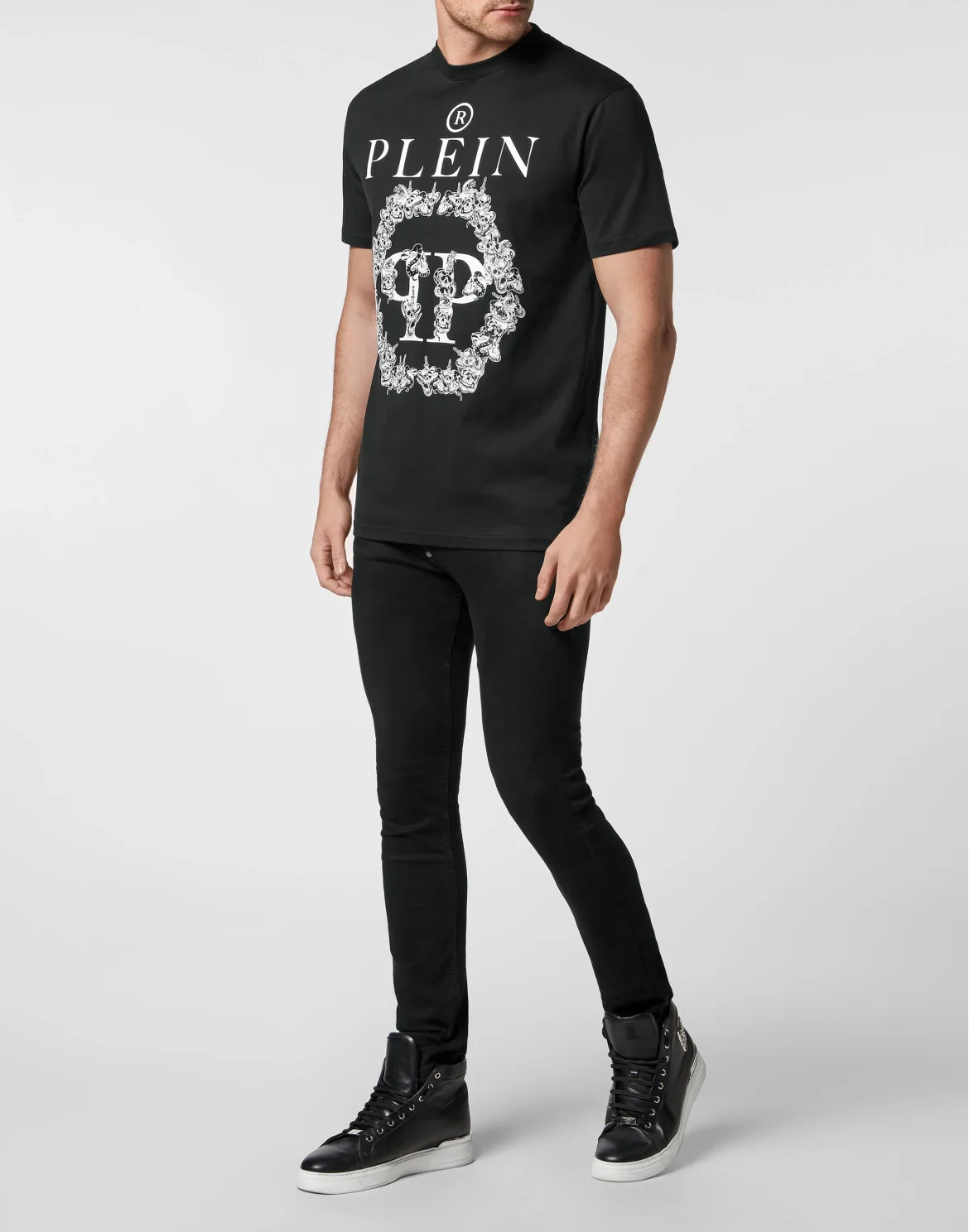 T-shirt Round Neck SS Philipp Plein TM, цвет: Черный
