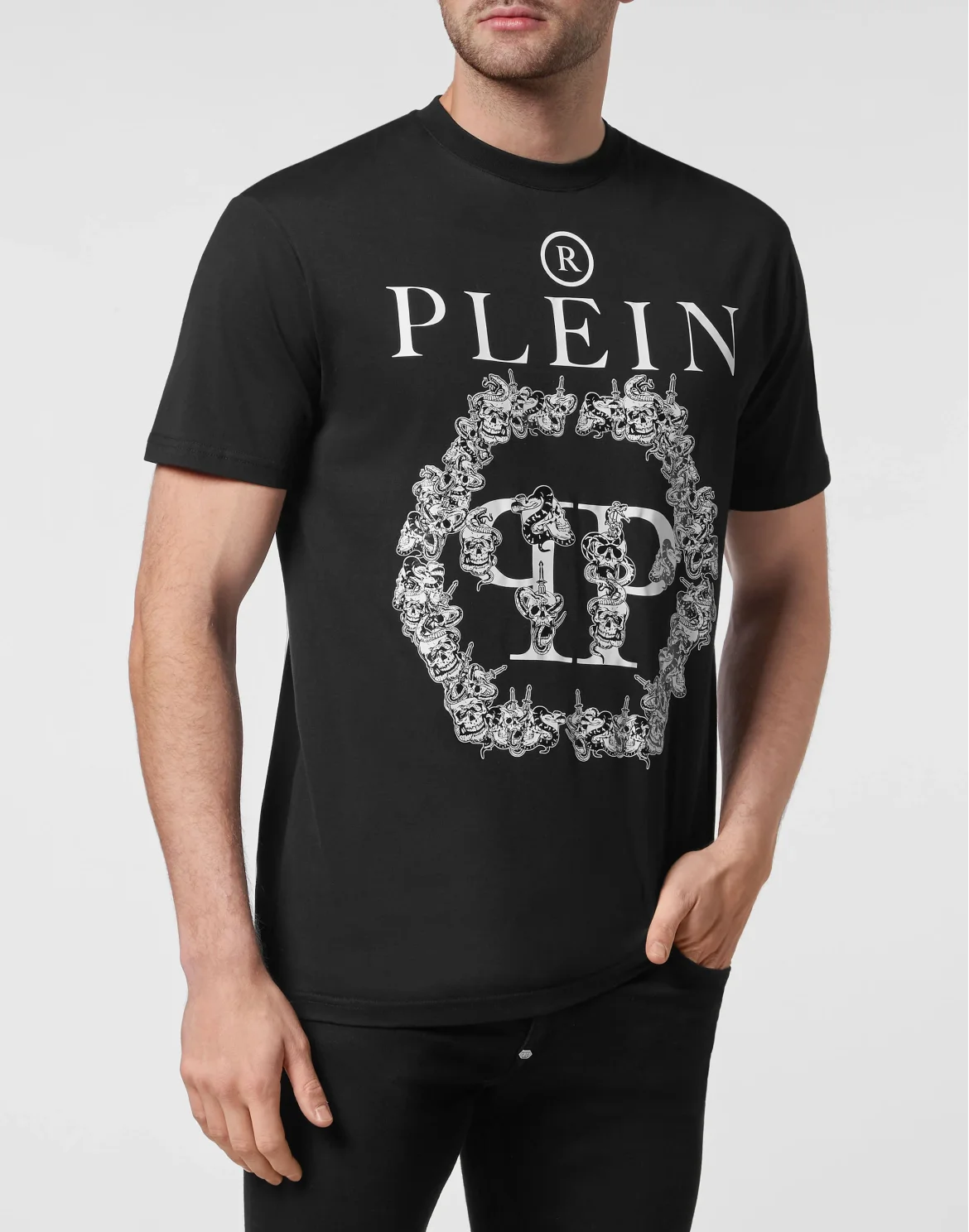 T-shirt Round Neck SS Philipp Plein TM, цвет: Черный