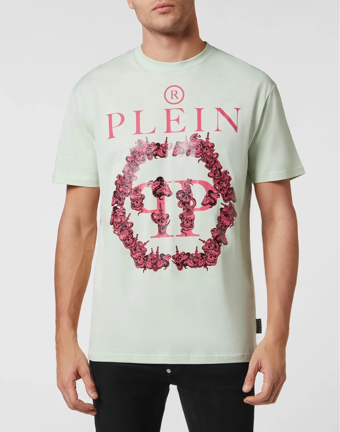 T-shirt Round Neck SS Philipp Plein TM, цвет: Зеленый