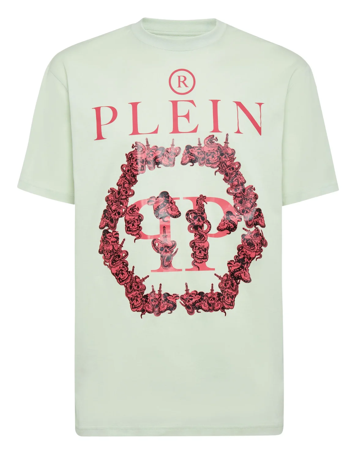 T-shirt Round Neck SS Philipp Plein TM, цвет: Зеленый