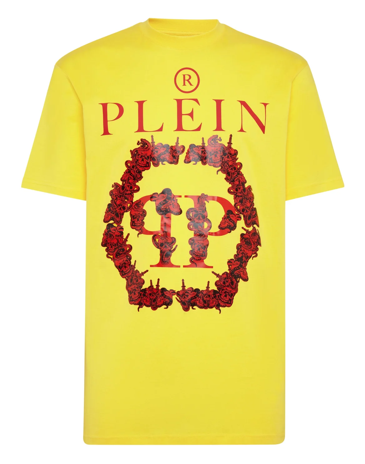 T-shirt Round Neck SS Philipp Plein TM, цвет: Желтый
