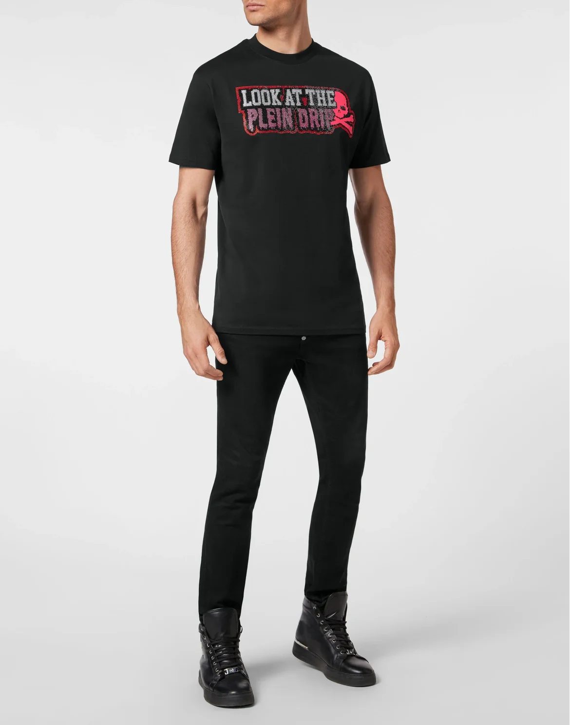 T-shirt Round Neck SS Stones, цвет: Черный