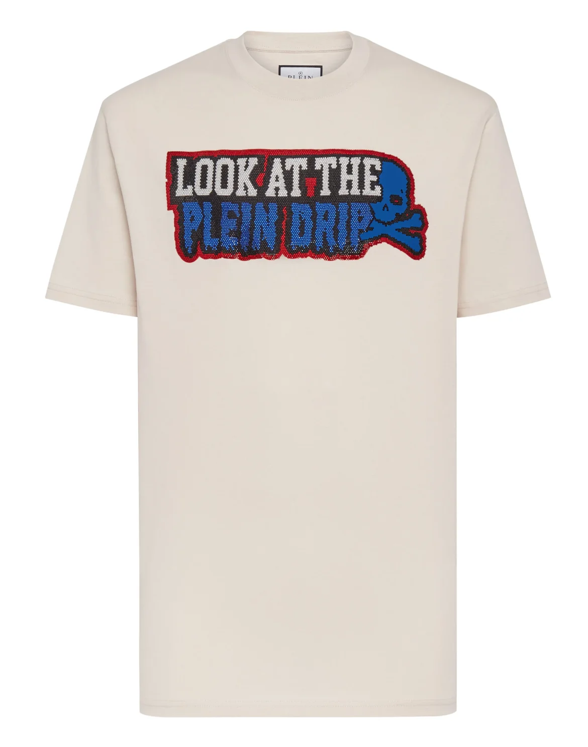 T-shirt Round Neck SS Stones, цвет: Бежевый