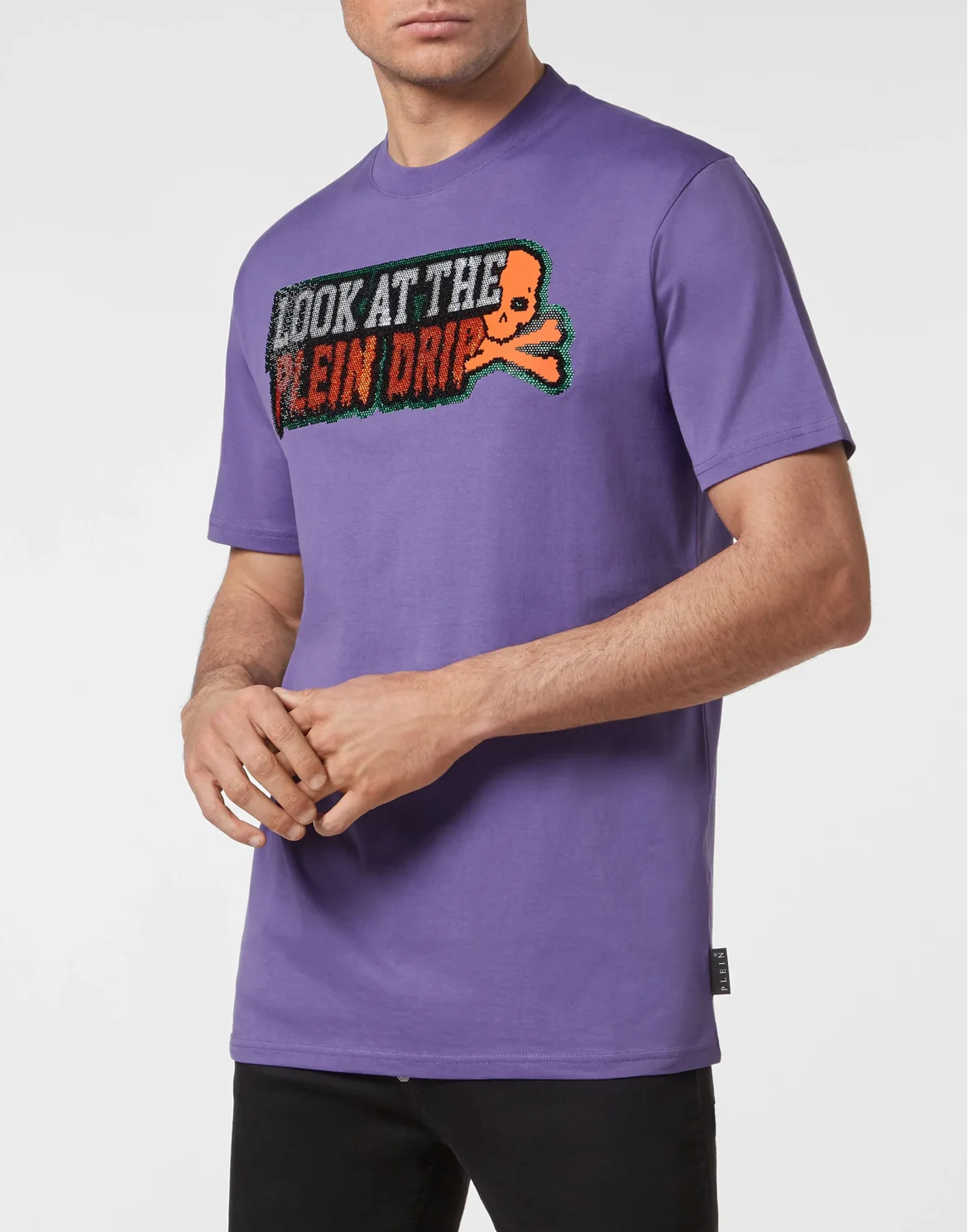 T-shirt Round Neck SS Stones, цвет: Фиолетовый
