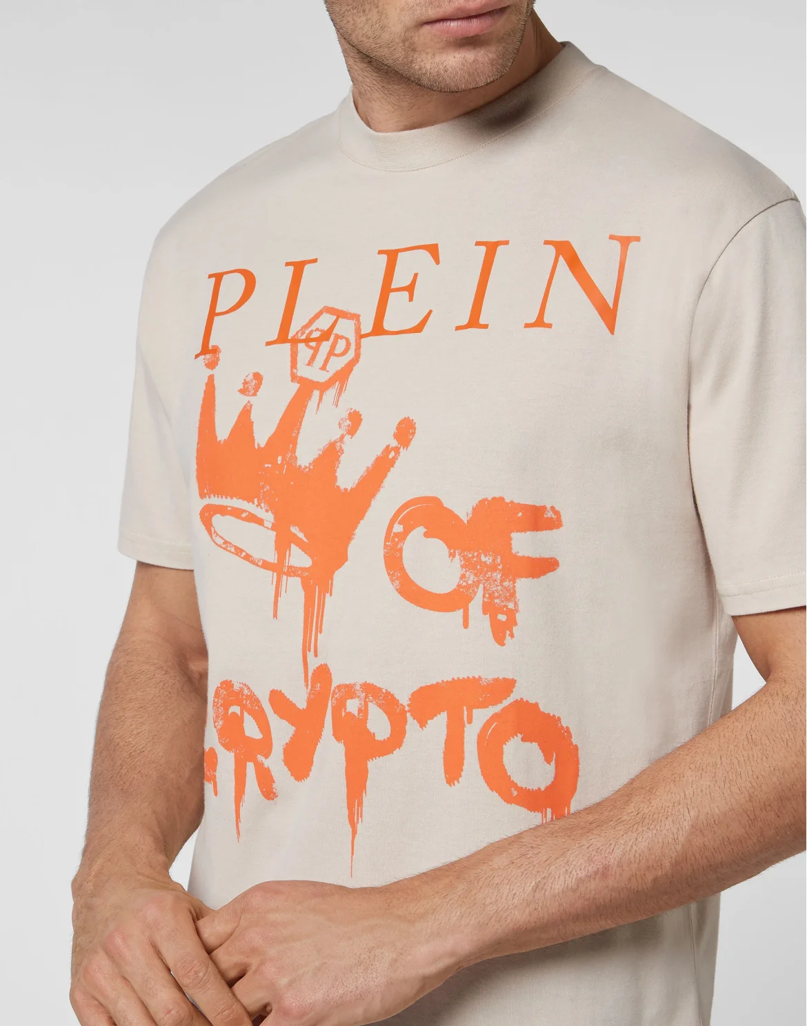 T-shirt Round Neck SS, цвет: Бежевый
